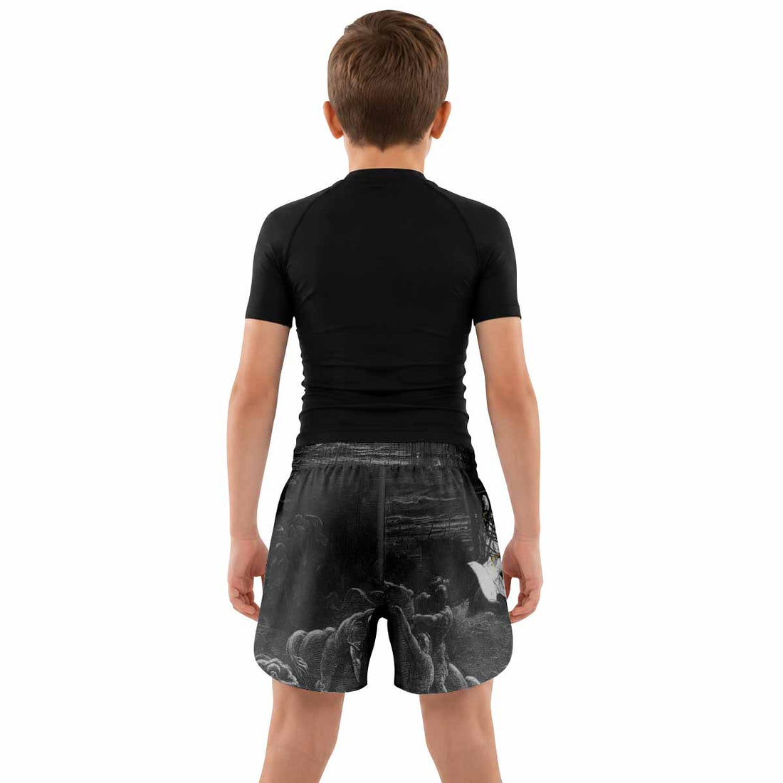 Crucified Grace Kids Grappling Shorts - lifestyle