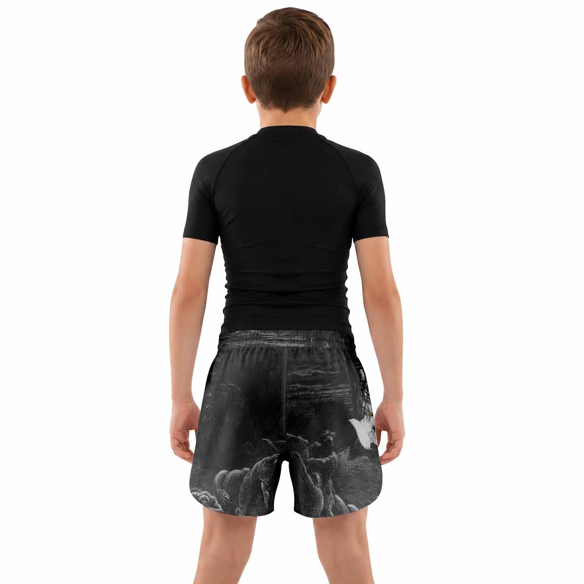 Crucified Grace Kids Grappling Shorts - lifestyle