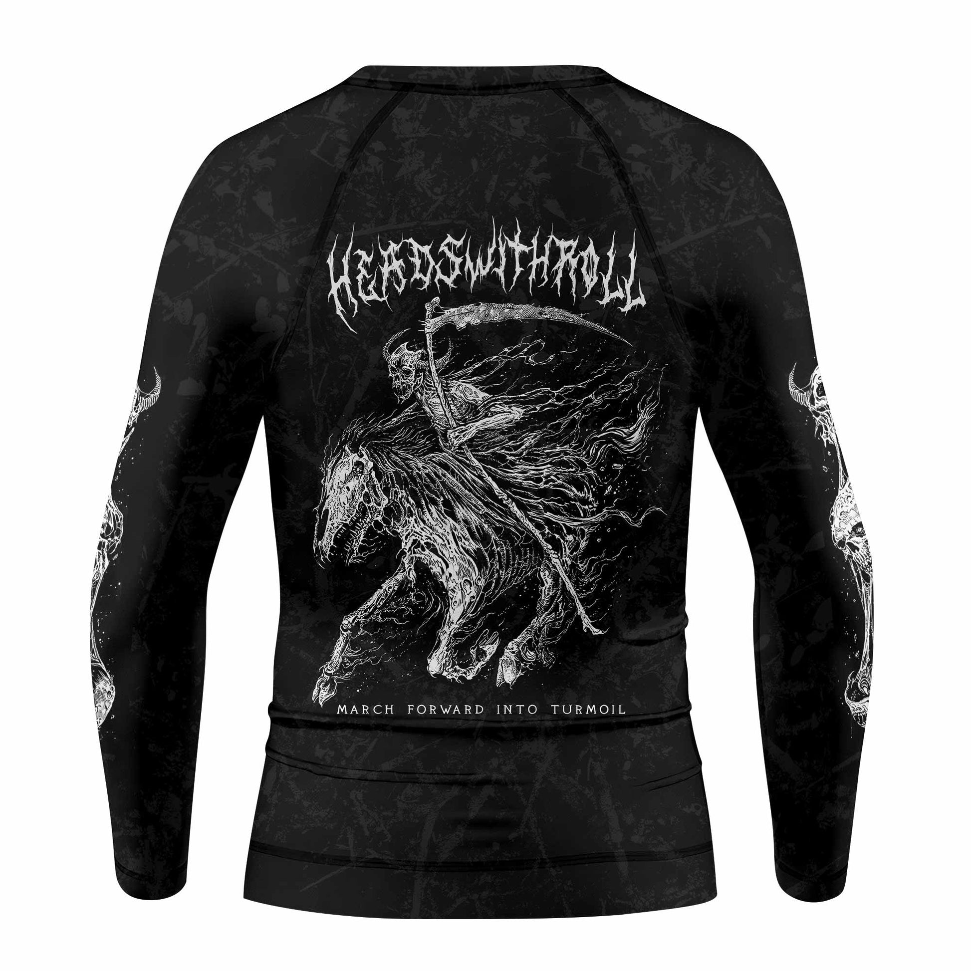 March Into Turmoil Kids Rash Guard