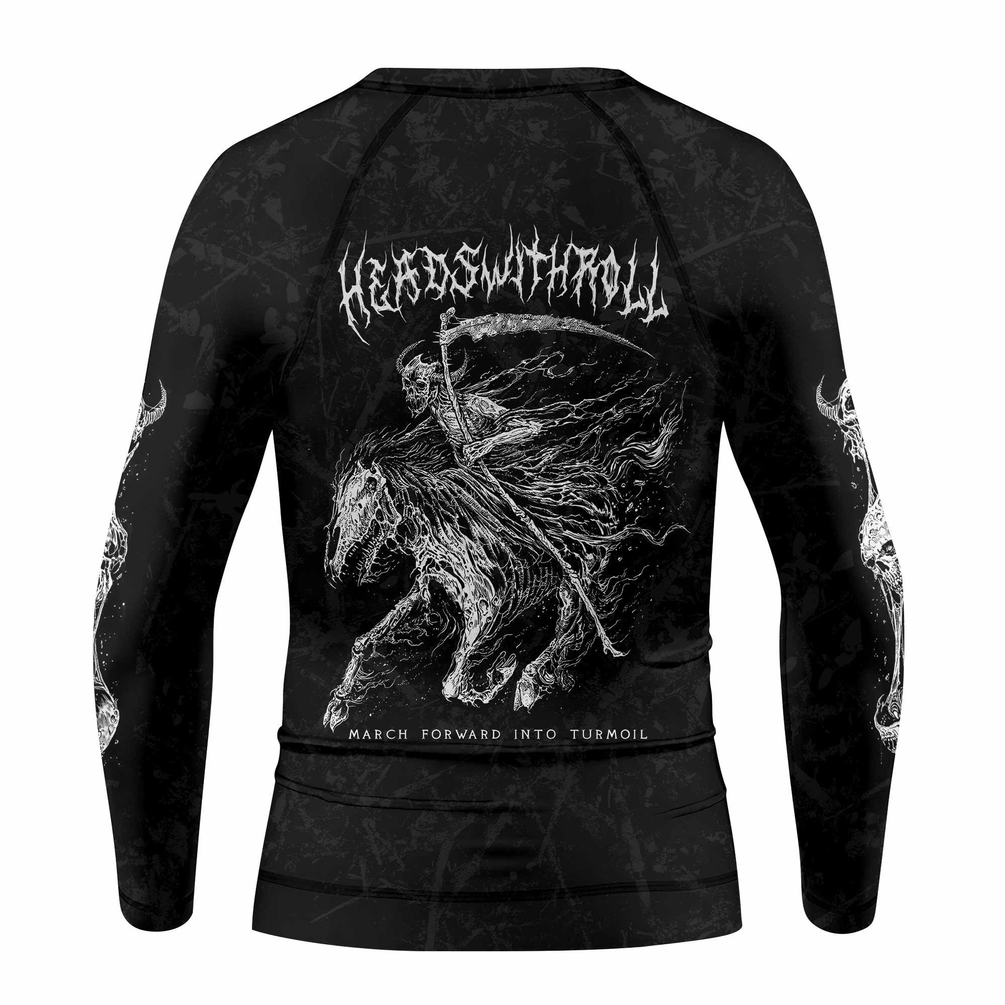 March Into Turmoil Kids Rash Guard