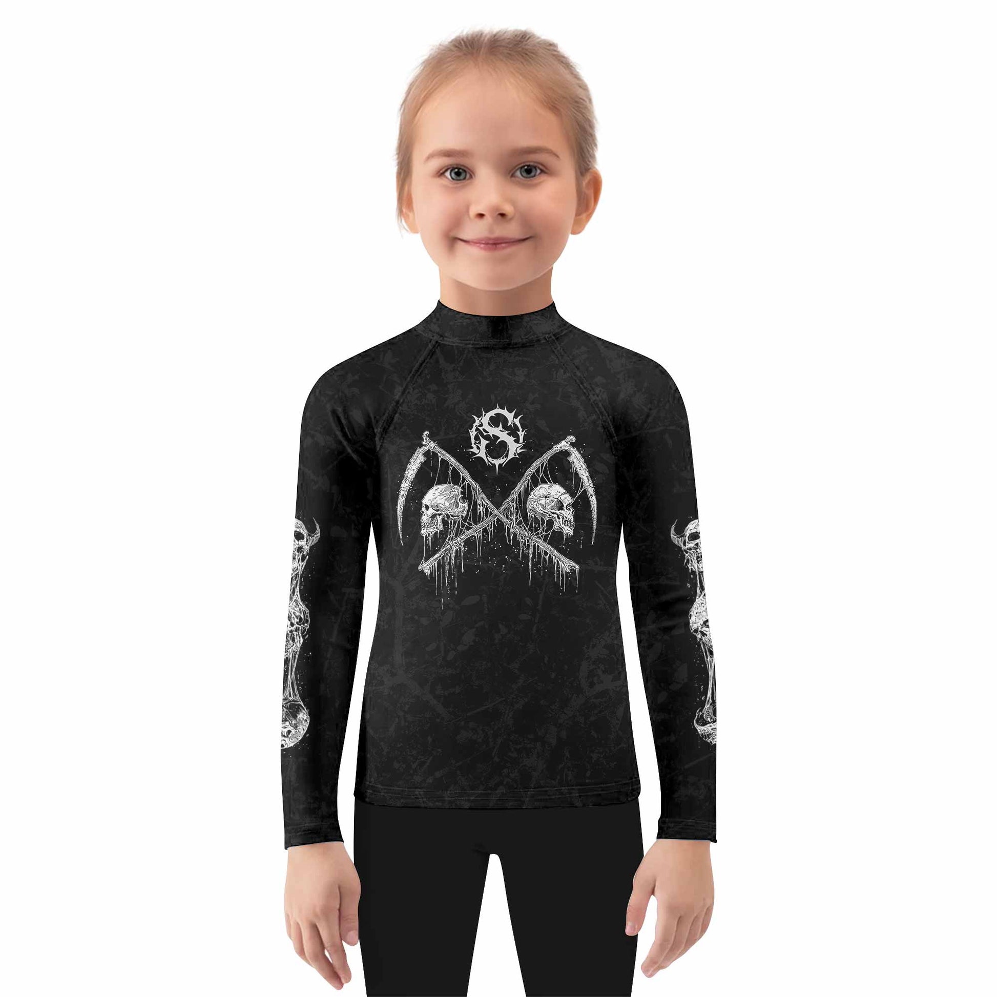 March Into Turmoil Kids Rash Guard