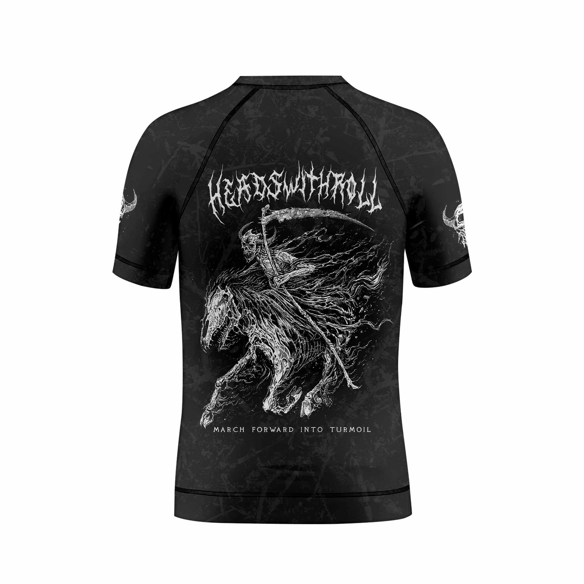 March Into Turmoil Kids Rash Guard