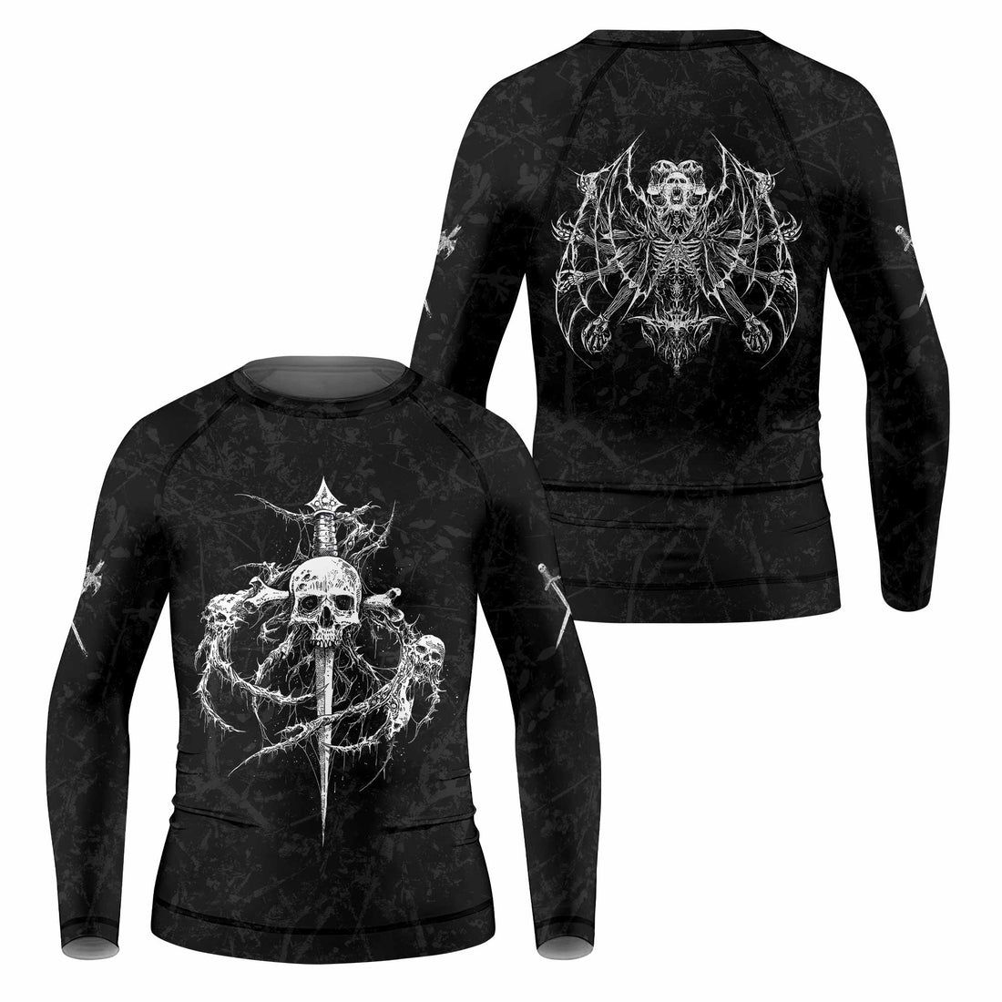 Throne Pierced Kids Rash Guard