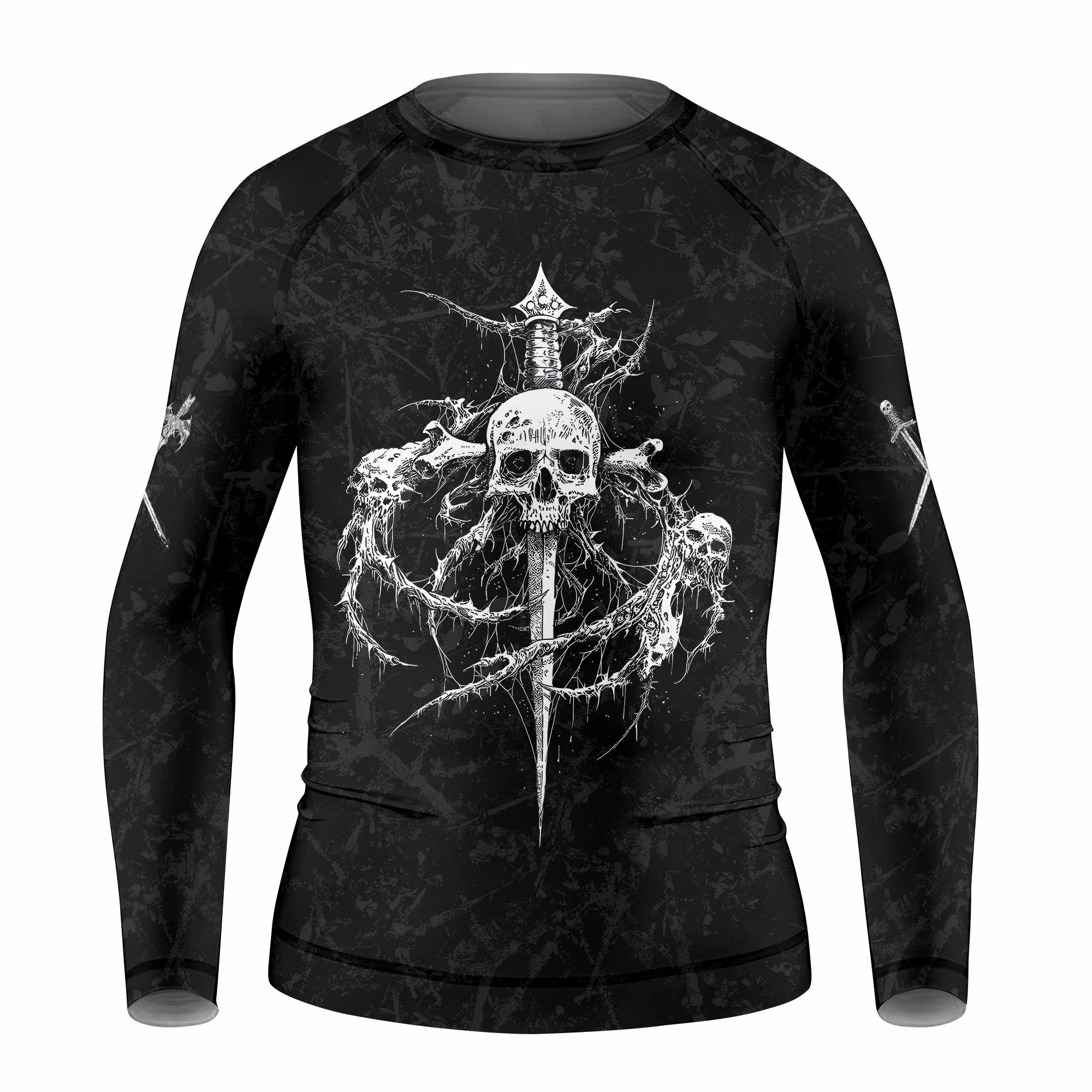 Throne Pierced Kids Rash Guard