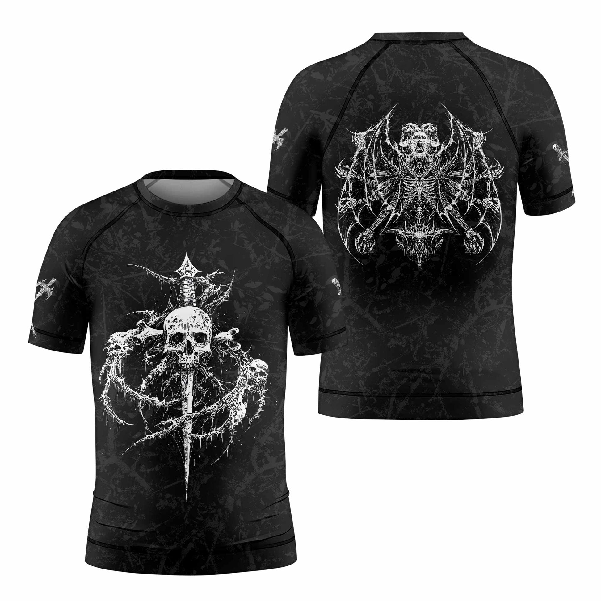 Throne Pierced Kids Rash Guard