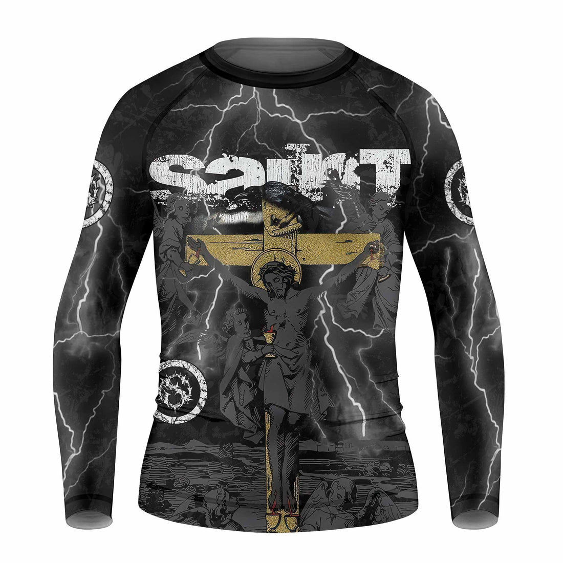 Crucified Saint Kids Rash Guard