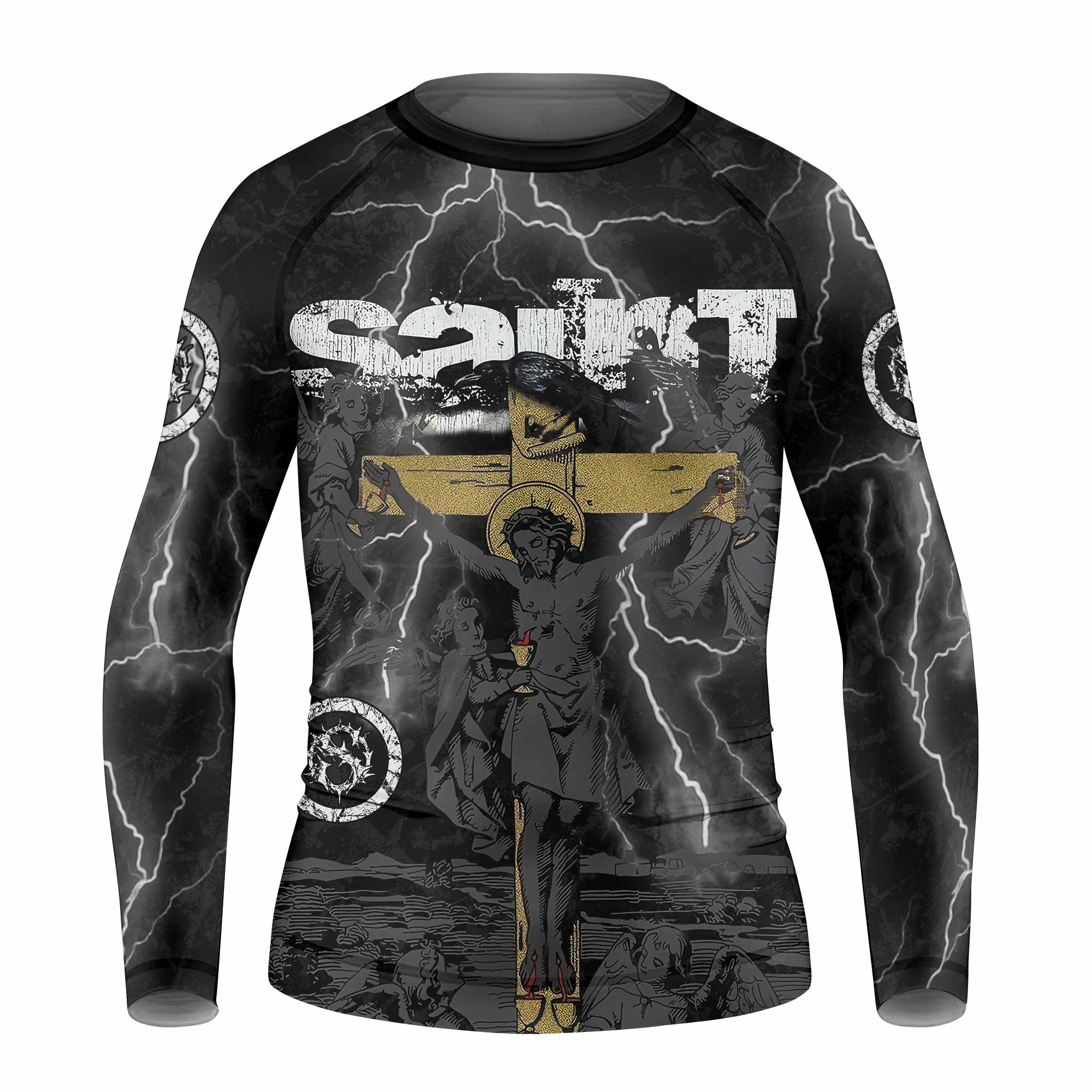 Crucified Saint Kids Rash Guard