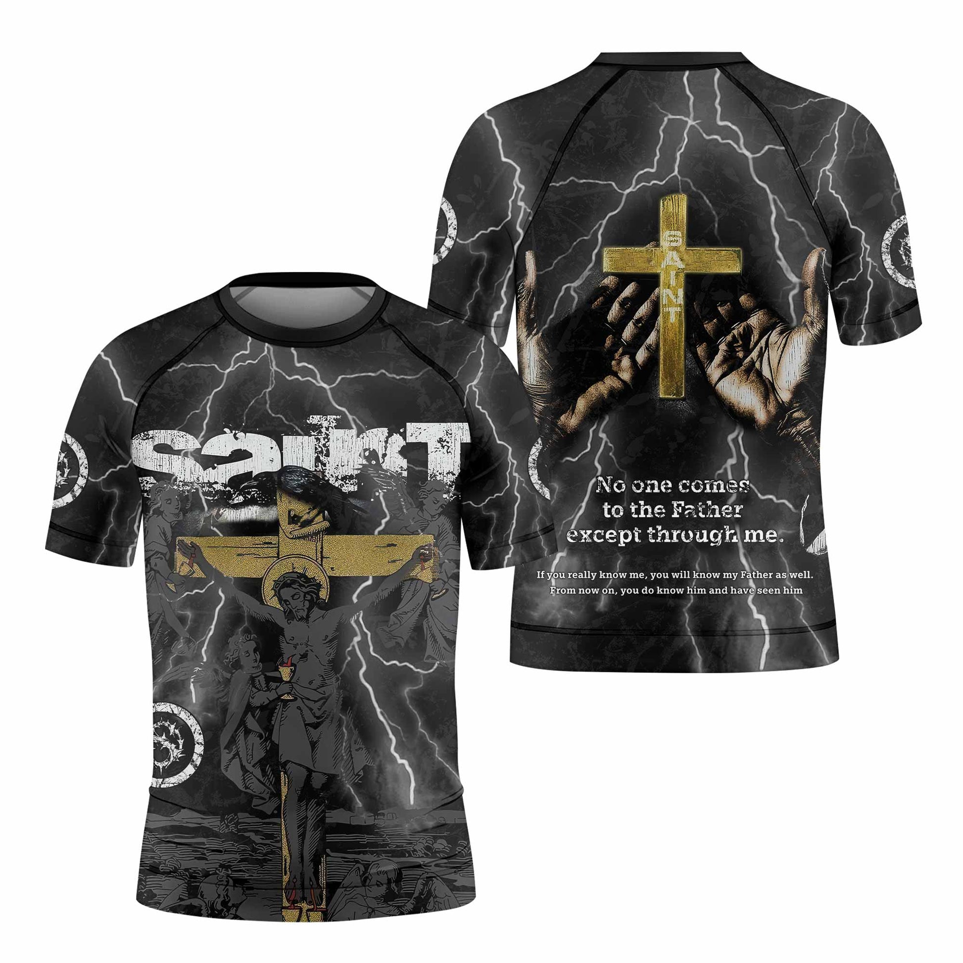 Crucified Saint Kids Rash Guard