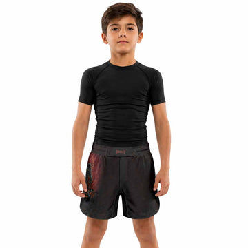 Disturbed Dominion Kids Grappling Shorts - lifestyle