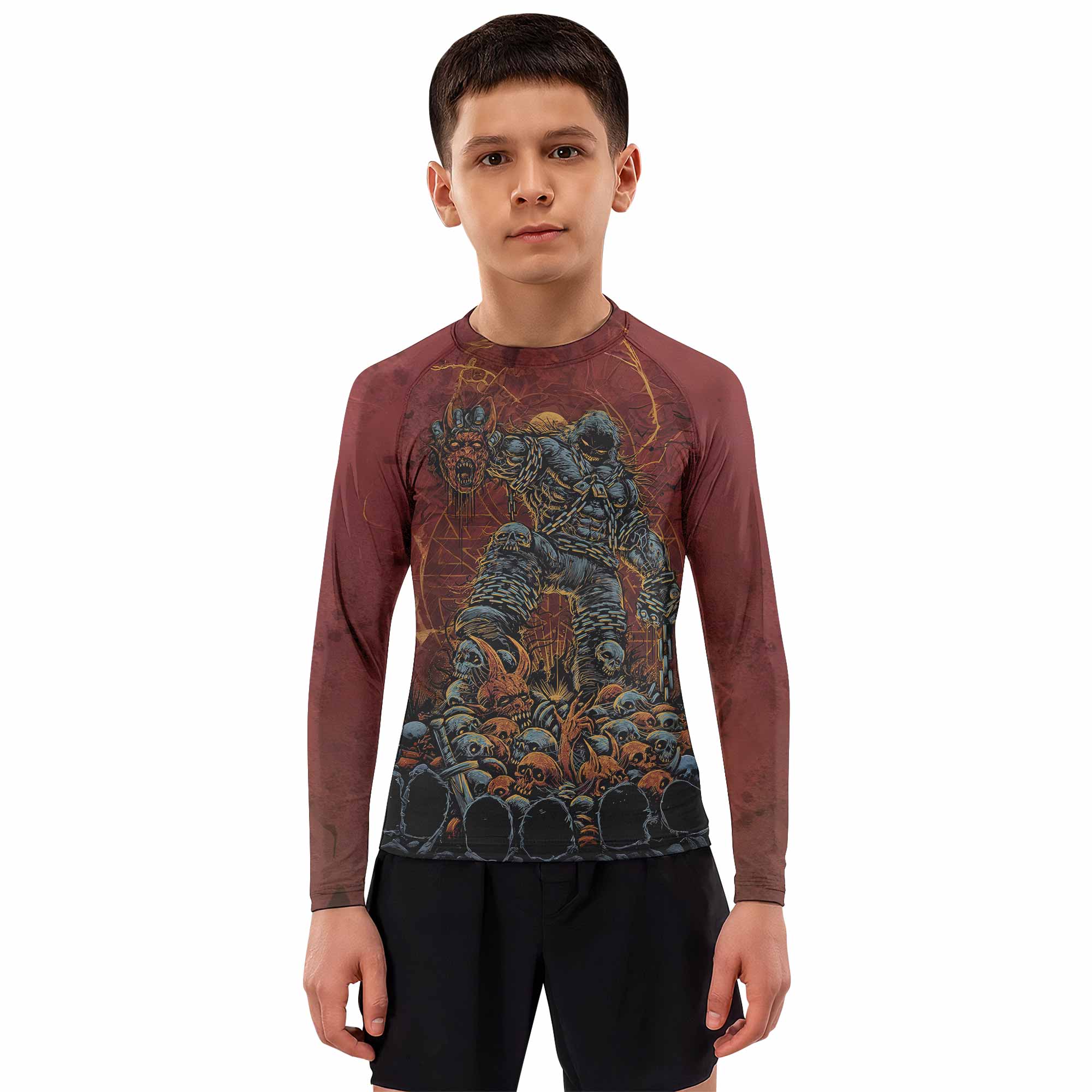 Disturbed Dominion Kids Rash Guard