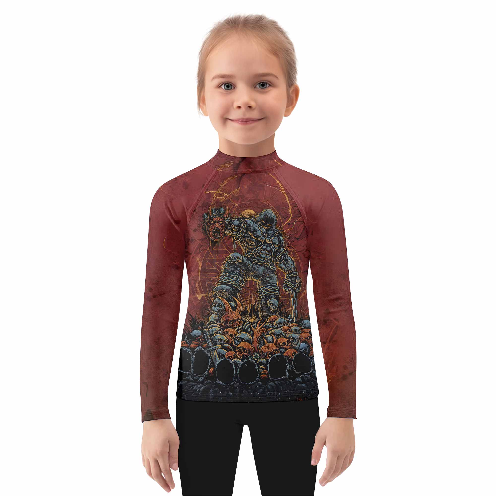 Disturbed Dominion Kids Rash Guard