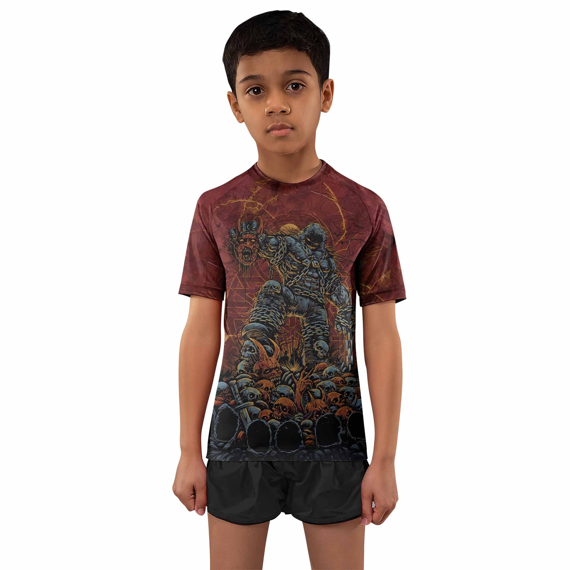 Disturbed Dominion Kids Rash Guard