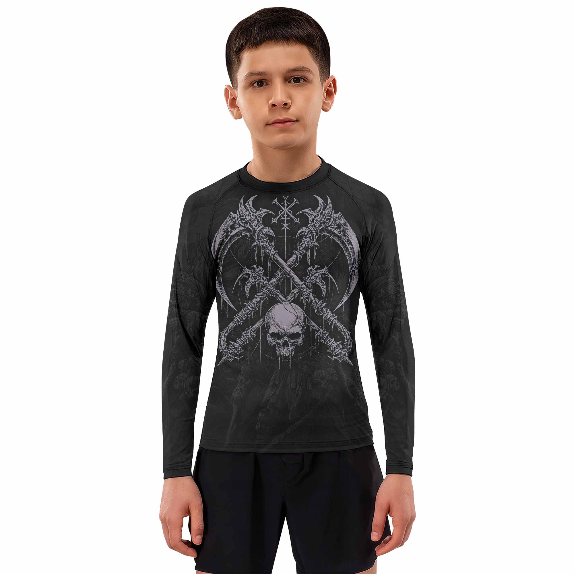 Reaper's Dominion Kids Rash Guard