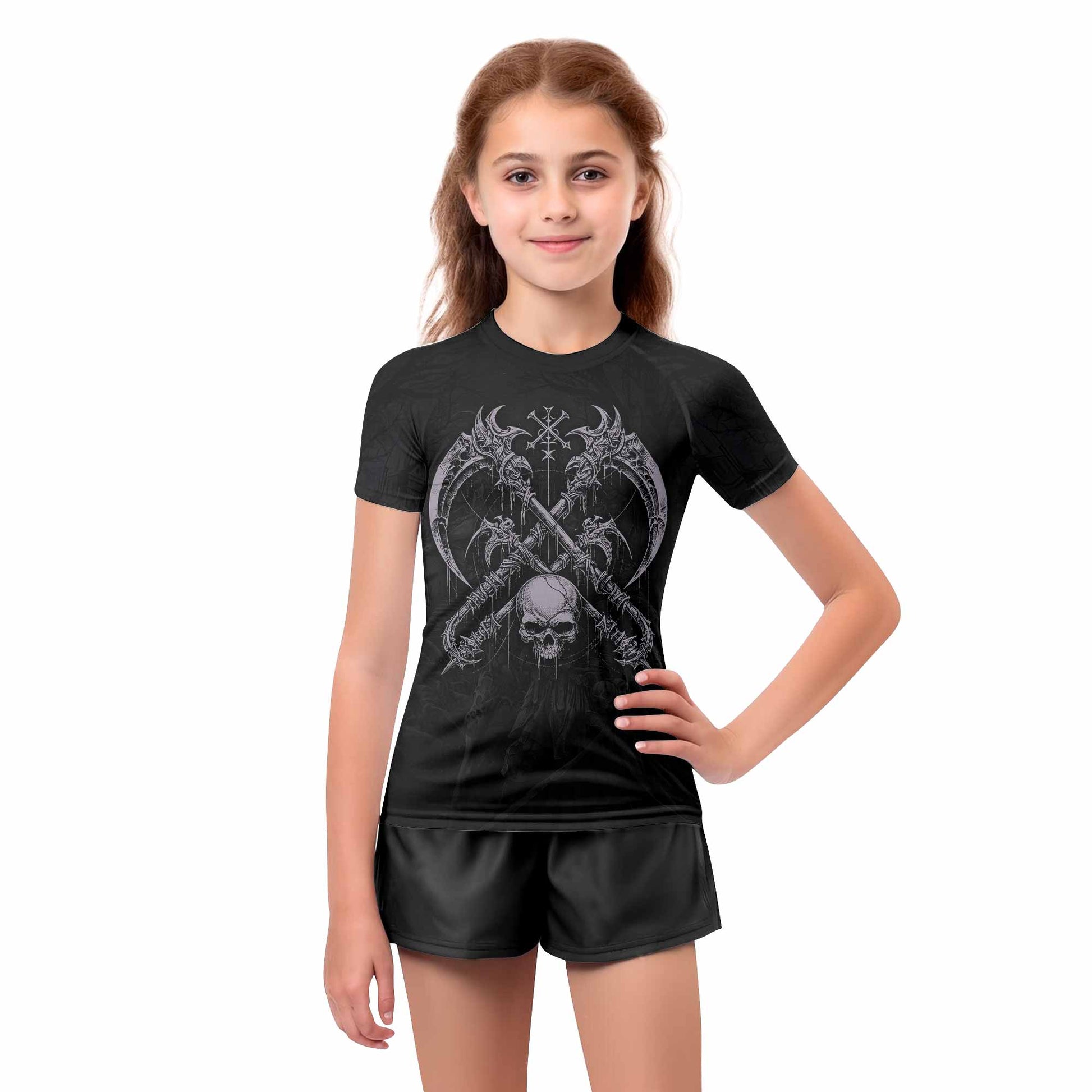 Reaper's Dominion Kids Rash Guard