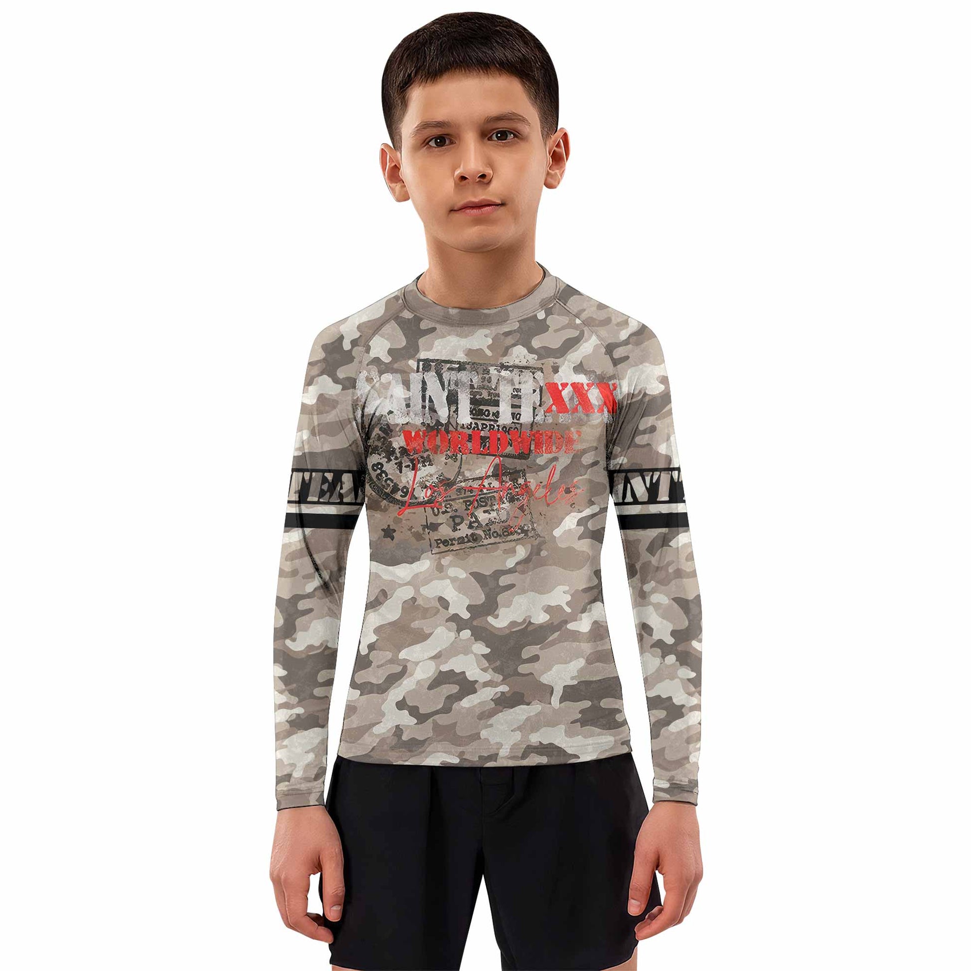 Saint Tears Camo Kids Rash Guard