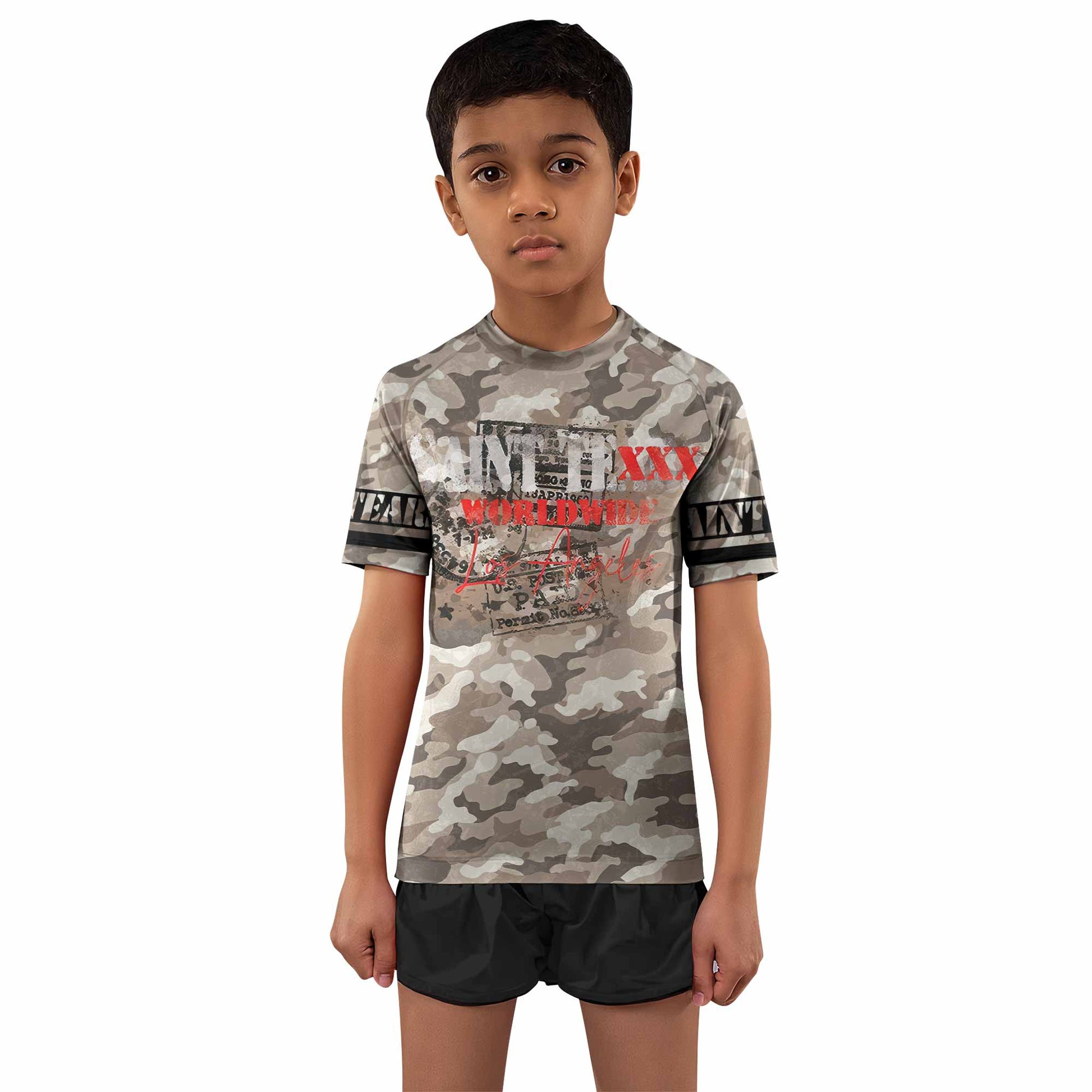 Saint Tears Camo Kids Rash Guard