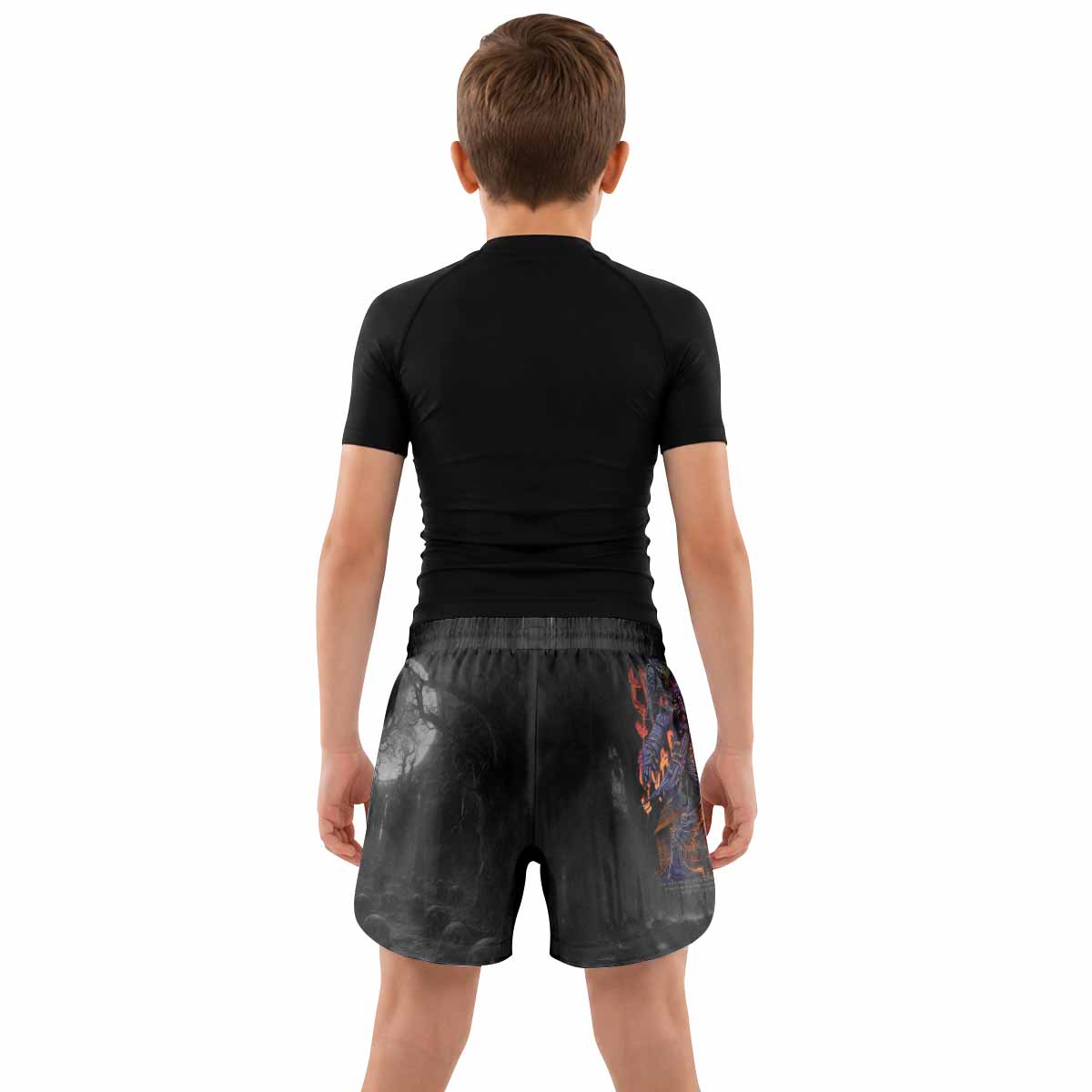 Scarecrow Prophecy Kids Grappling Shorts - lifestyle