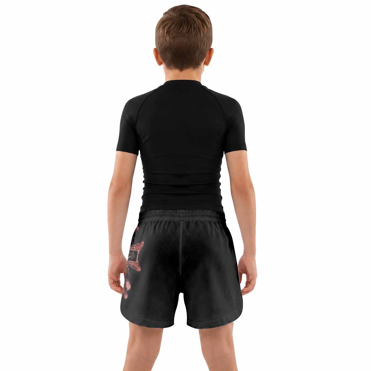 Stigmata Prayer Kids Grappling Shorts - lifestyle