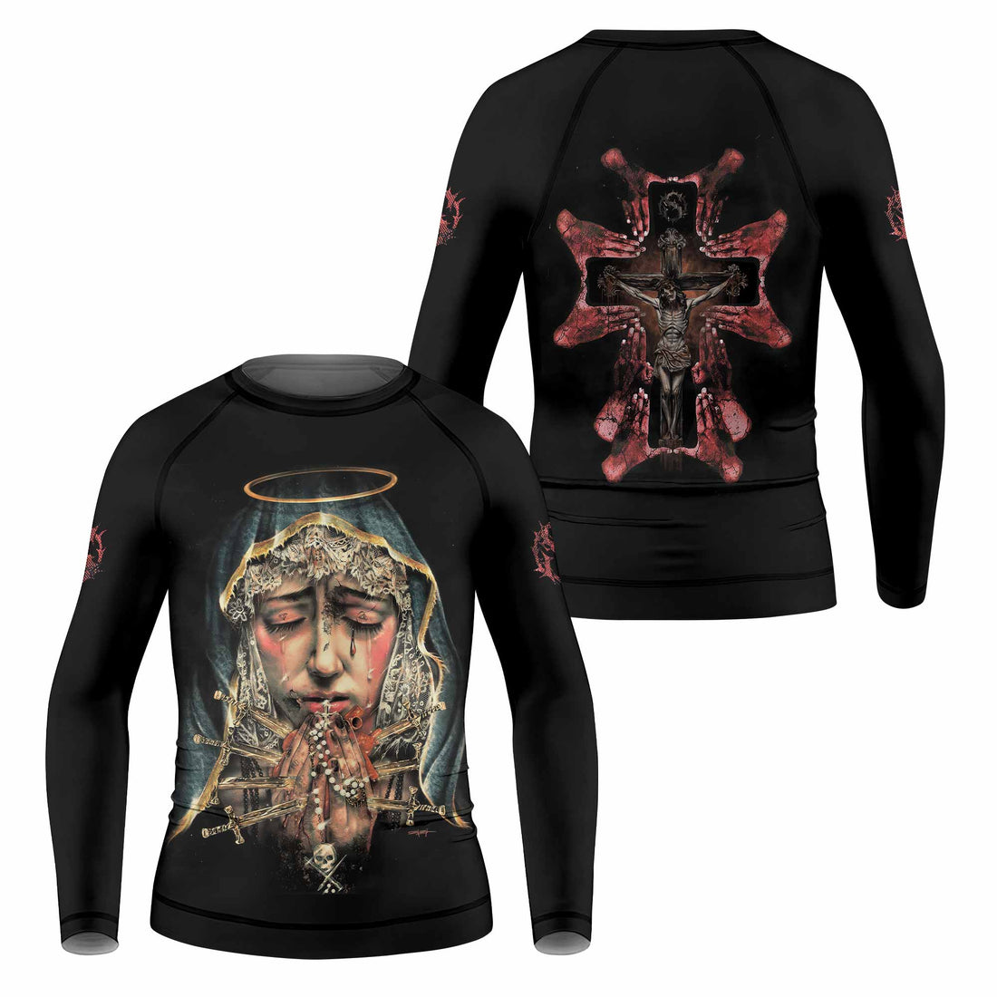 Stigmata Prayer Kids Rash Guard
