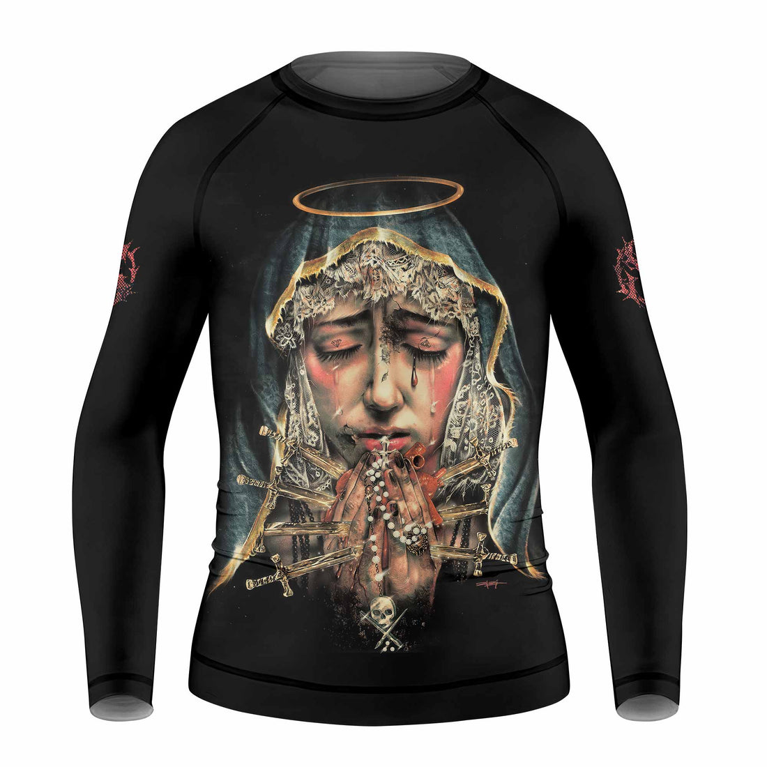 Stigmata Prayer Kids Rash Guard