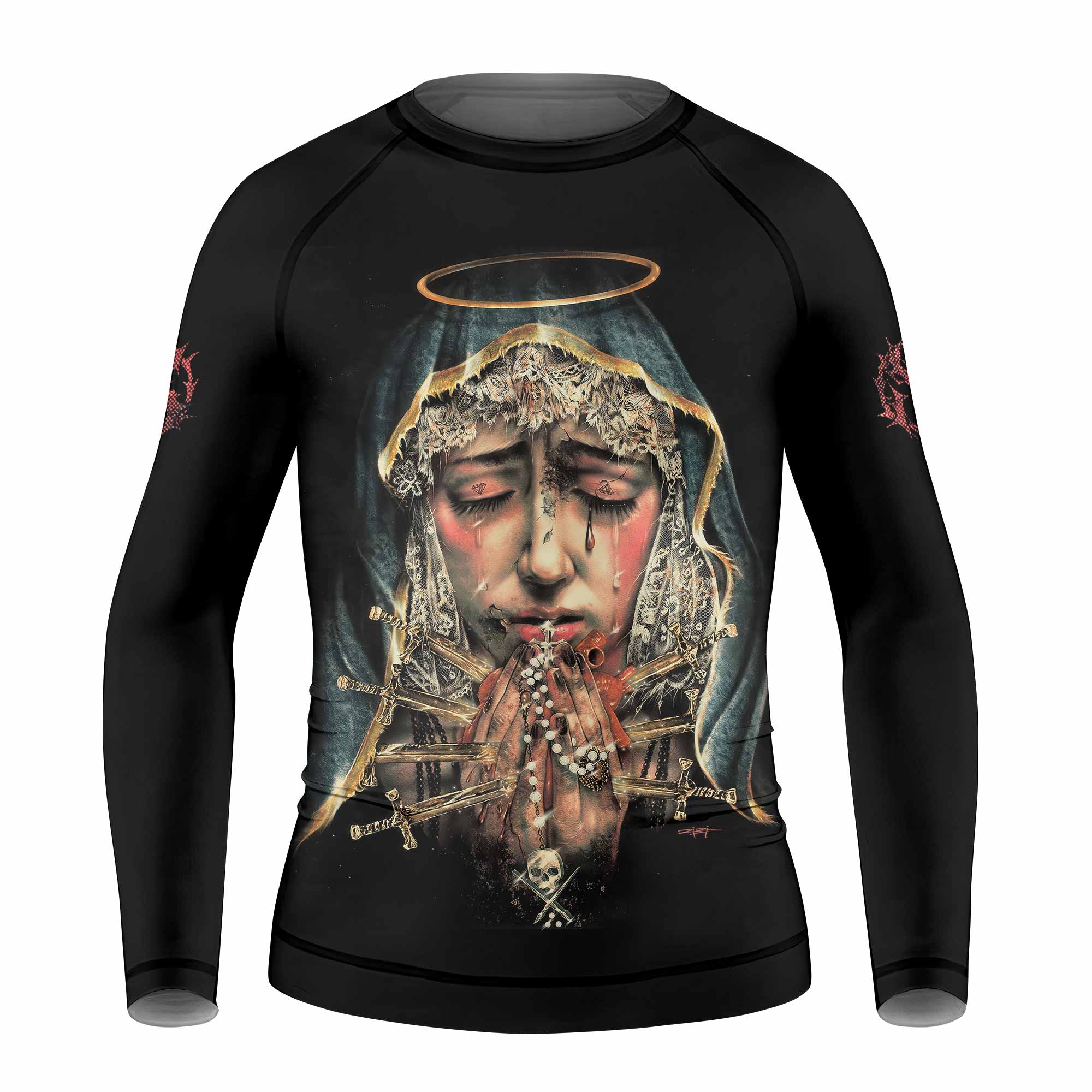Stigmata Prayer Kids Rash Guard