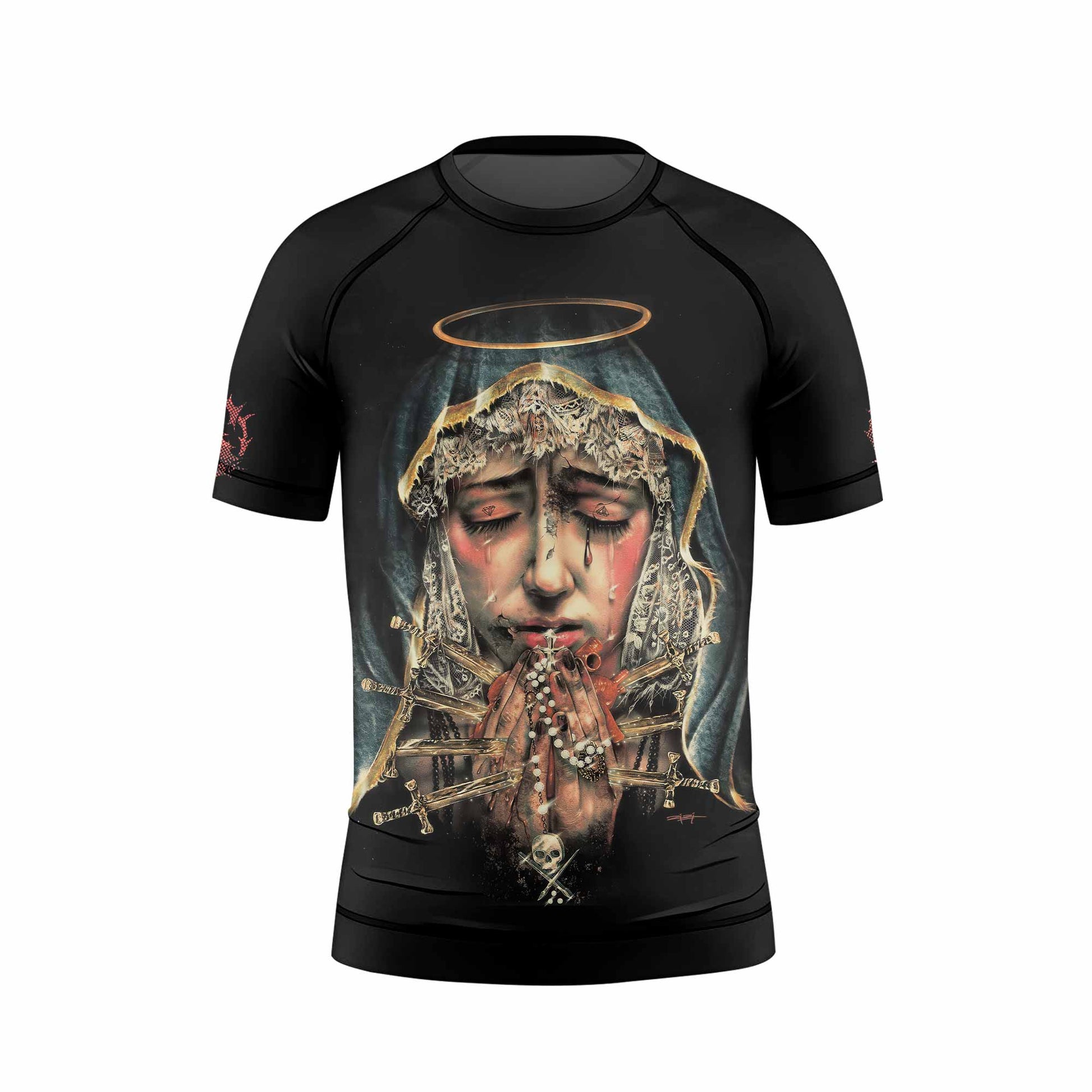 Stigmata Prayer Kids Rash Guard