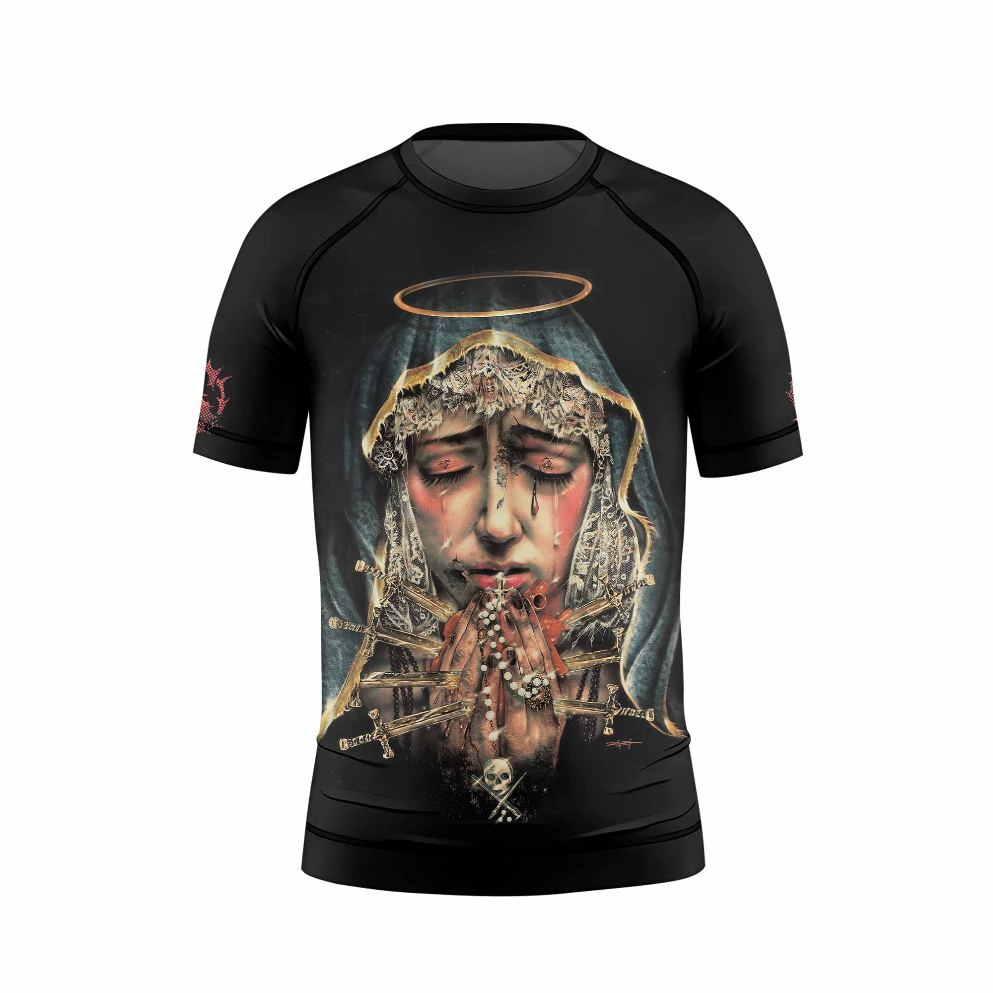 Stigmata Prayer Kids Rash Guard