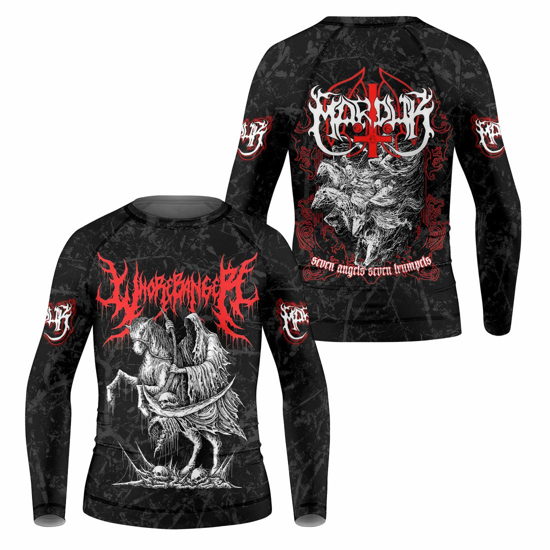 Trumpets of the End Kids Rash Guard