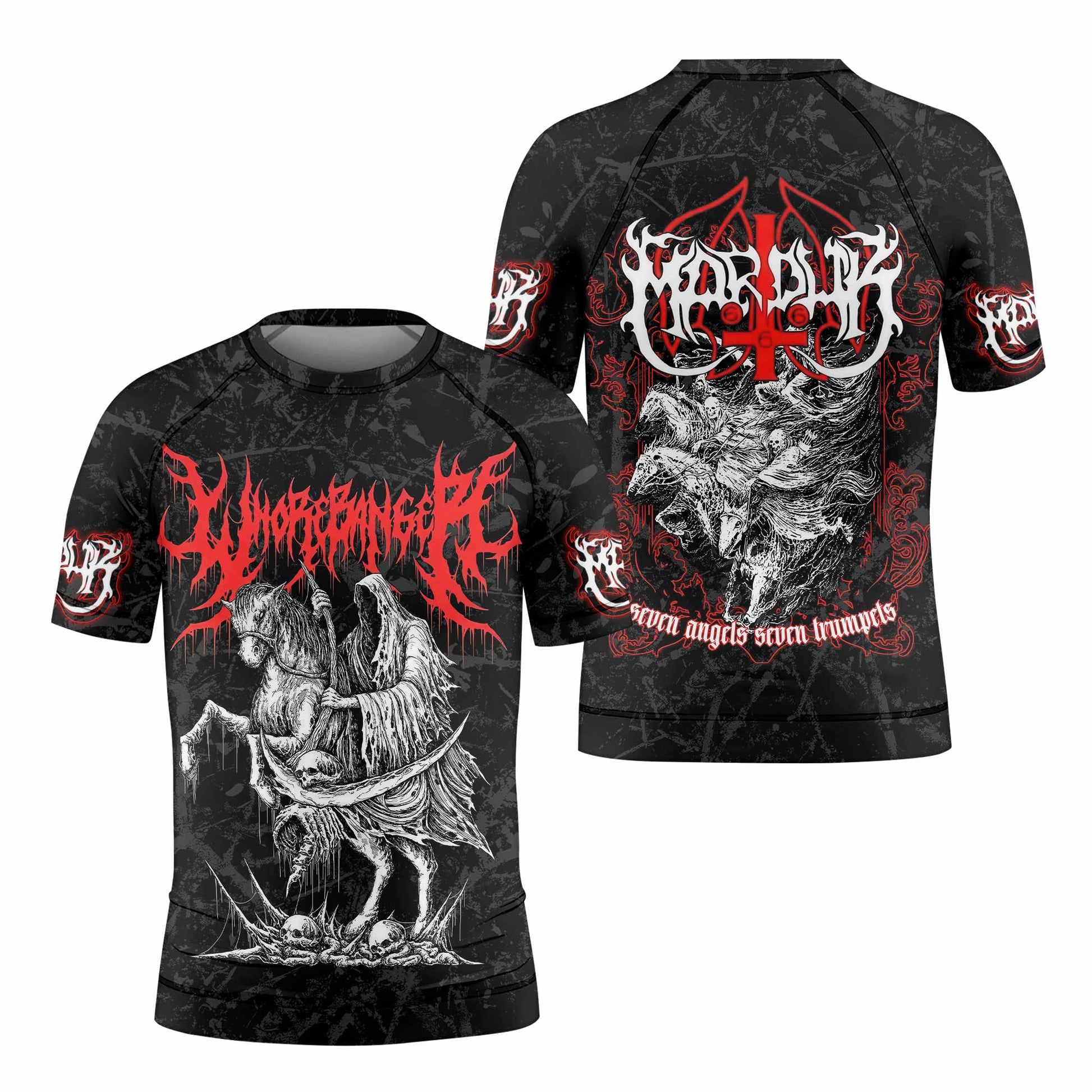 Trumpets of the End Kids Rash Guard