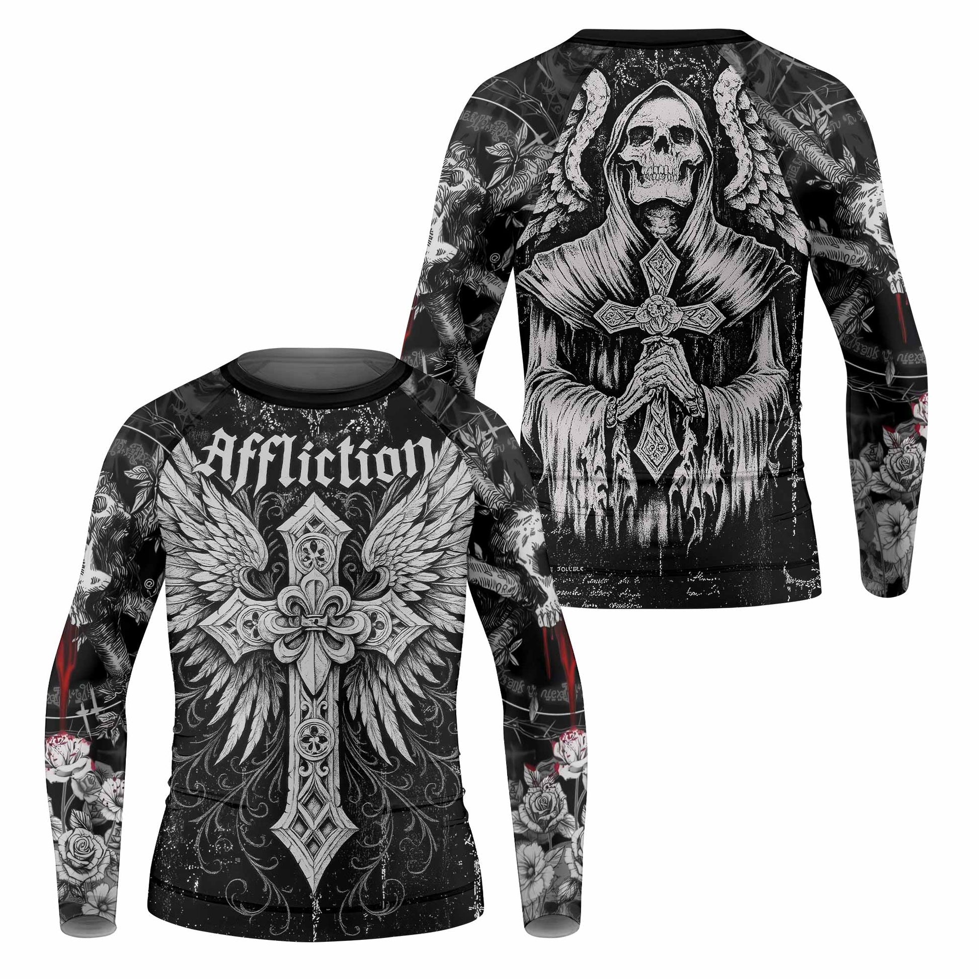 Angel of Death Kids Rash Guard