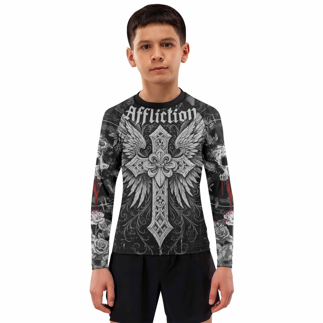 Angel of Death Kids Rash Guard