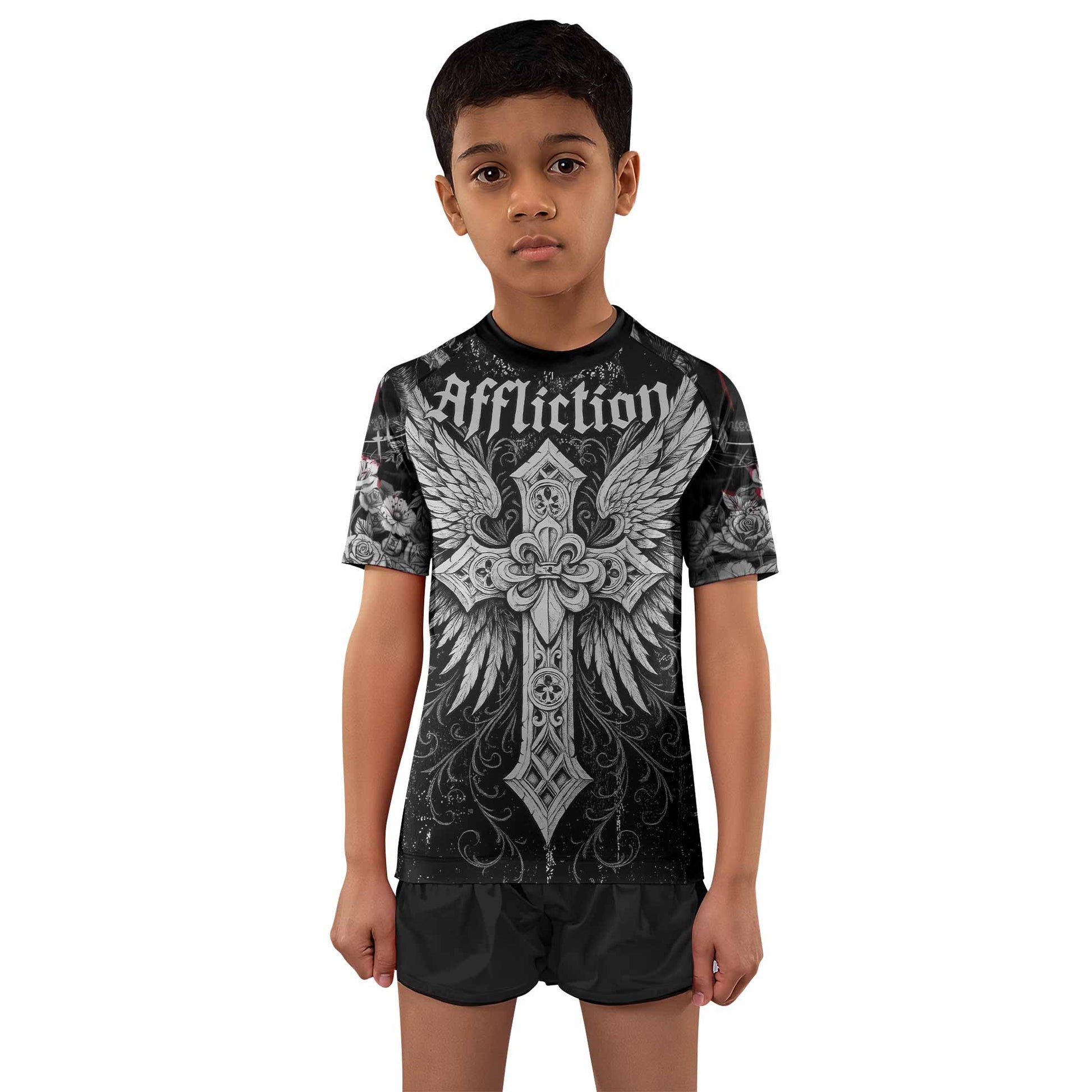 Angel of Death Kids Rash Guard