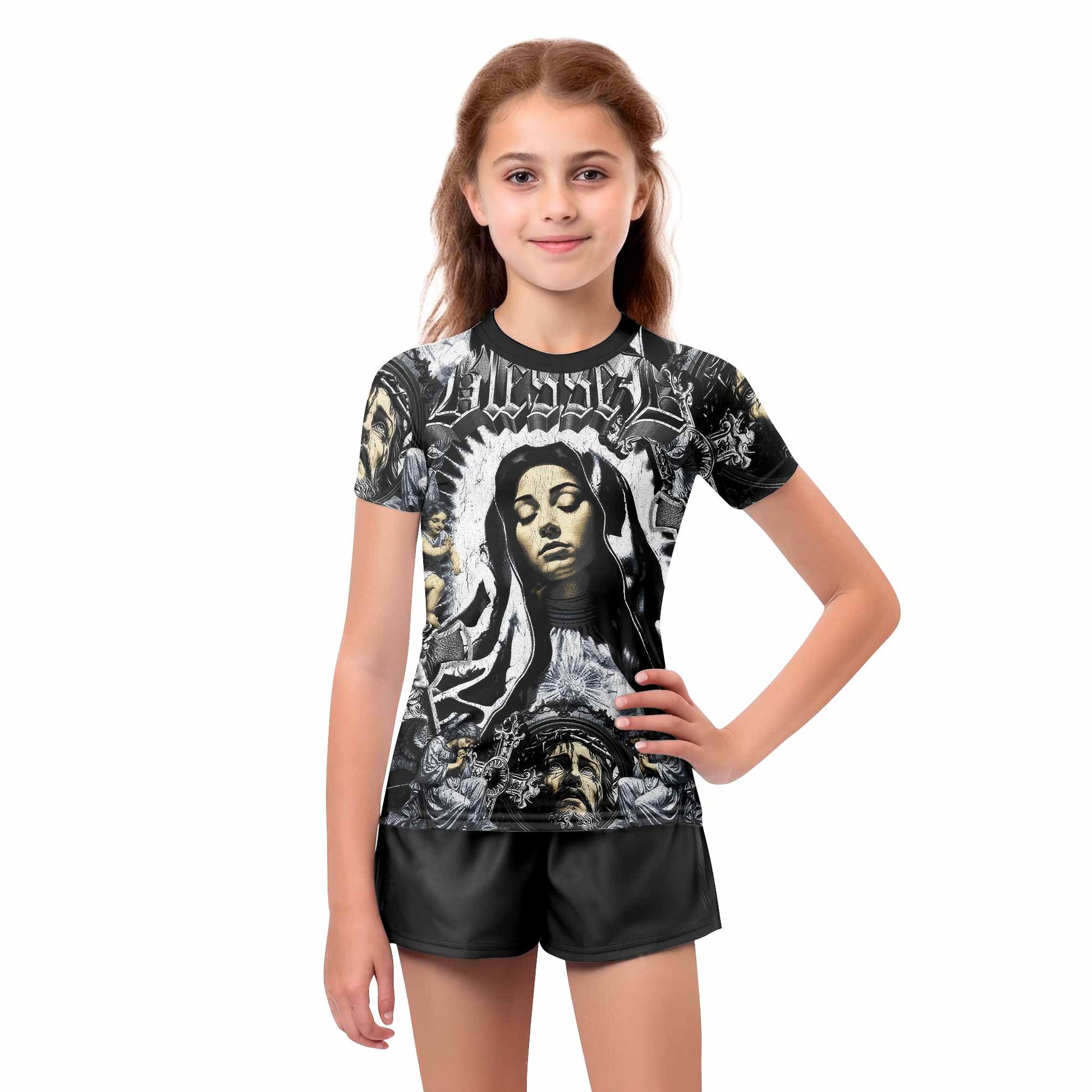 Blessed Saint Kids Rash Guard