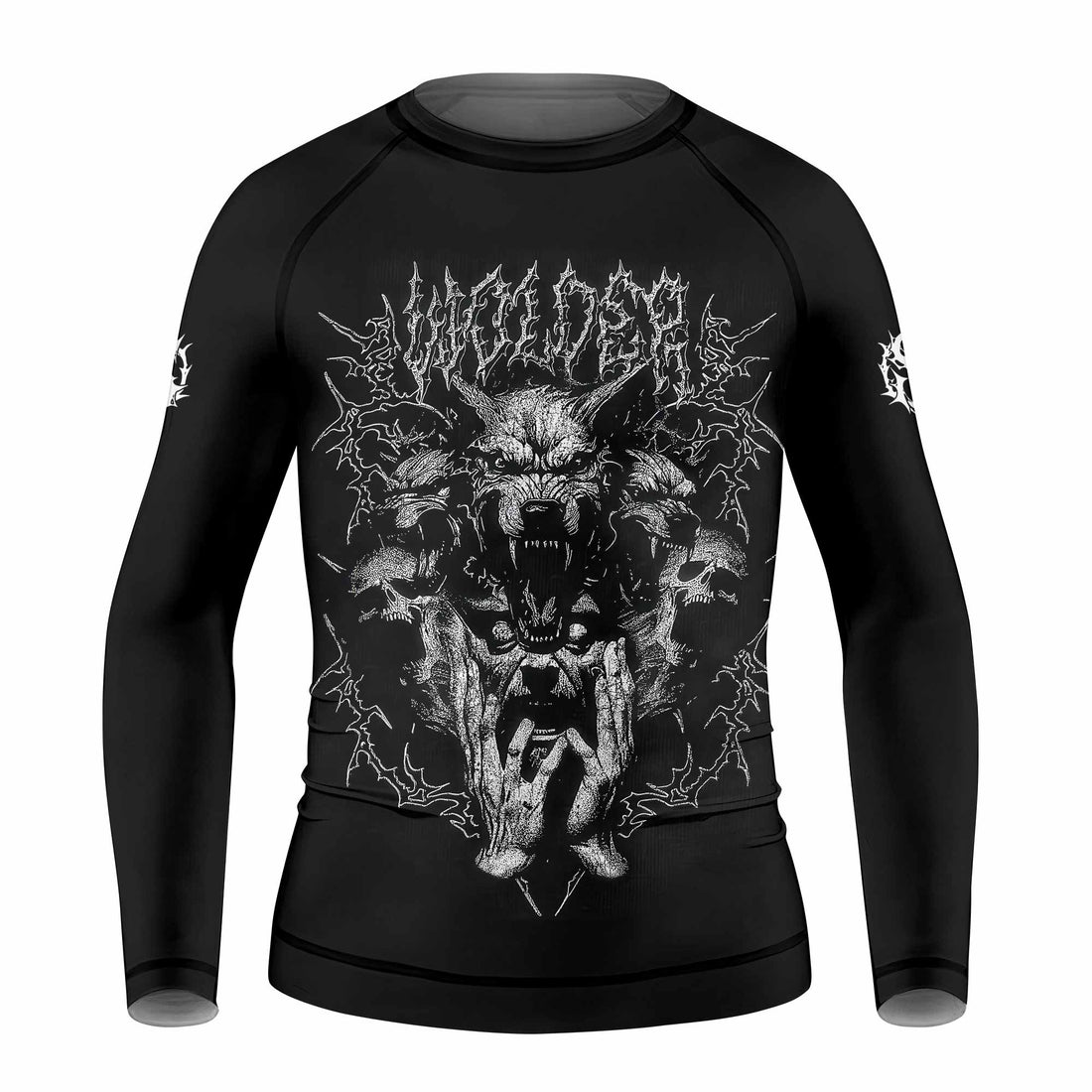 Dark Cerberus Unleashed Kids Rash Guard