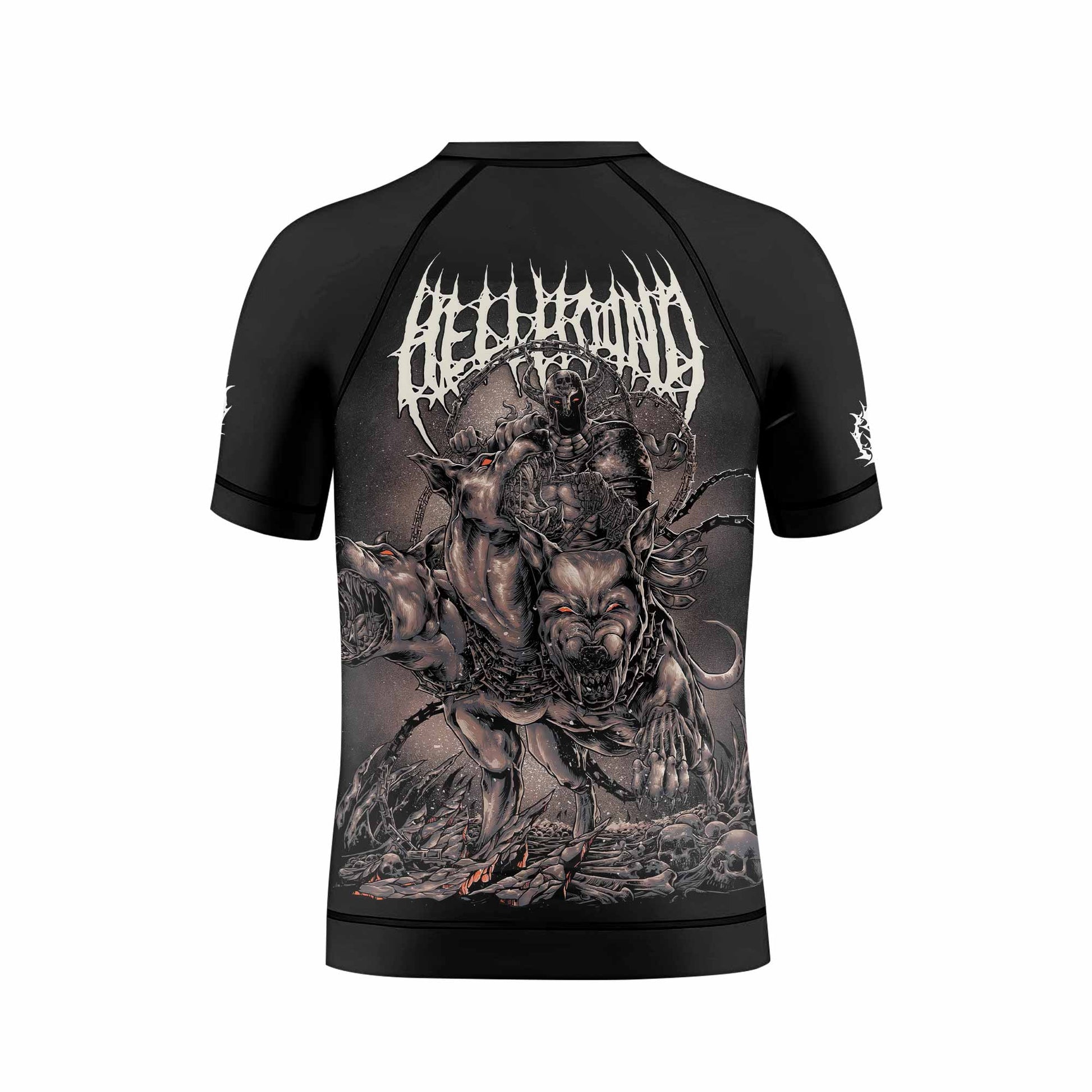 Dark Cerberus Unleashed Kids Rash Guard
