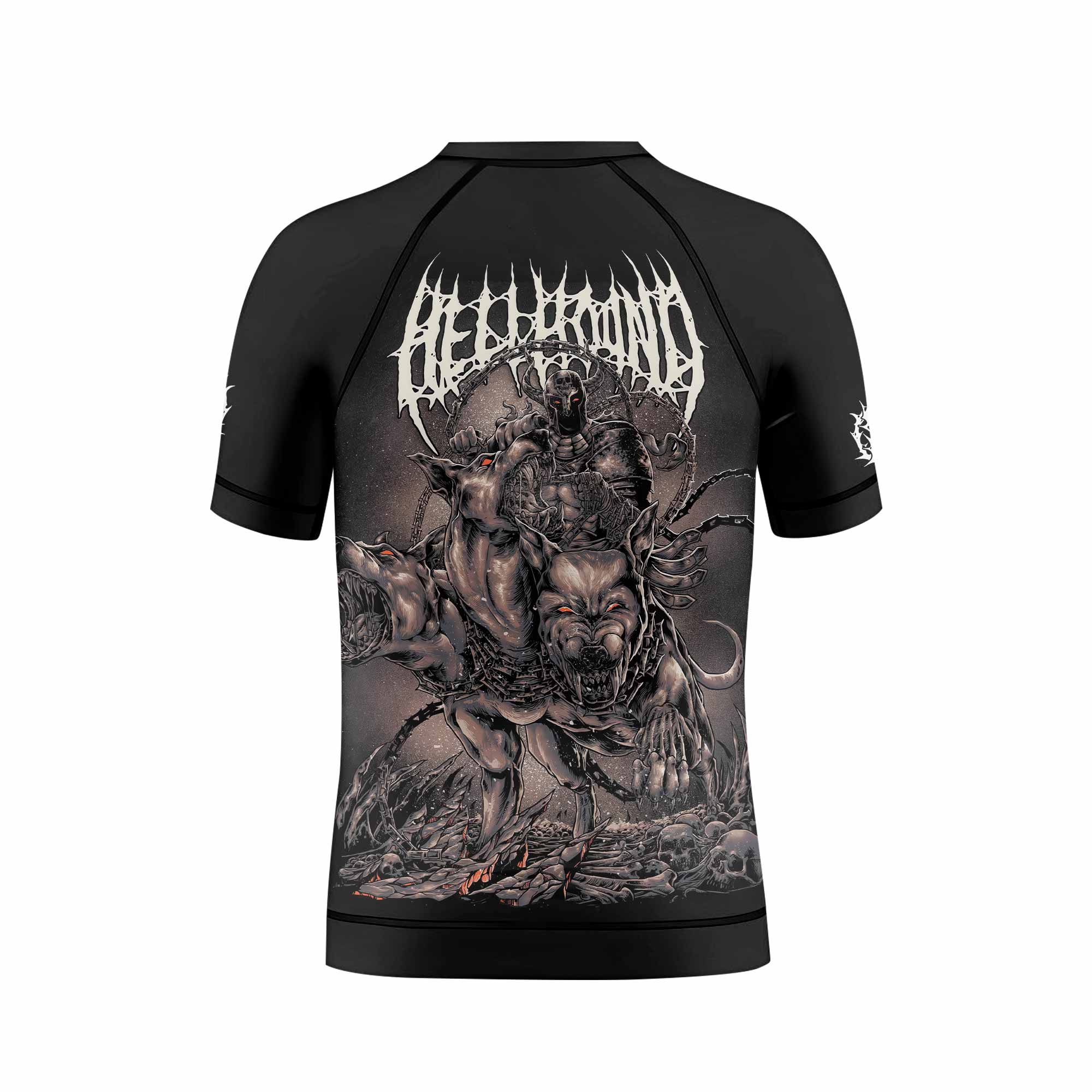 Dark Cerberus Unleashed Kids Rash Guard