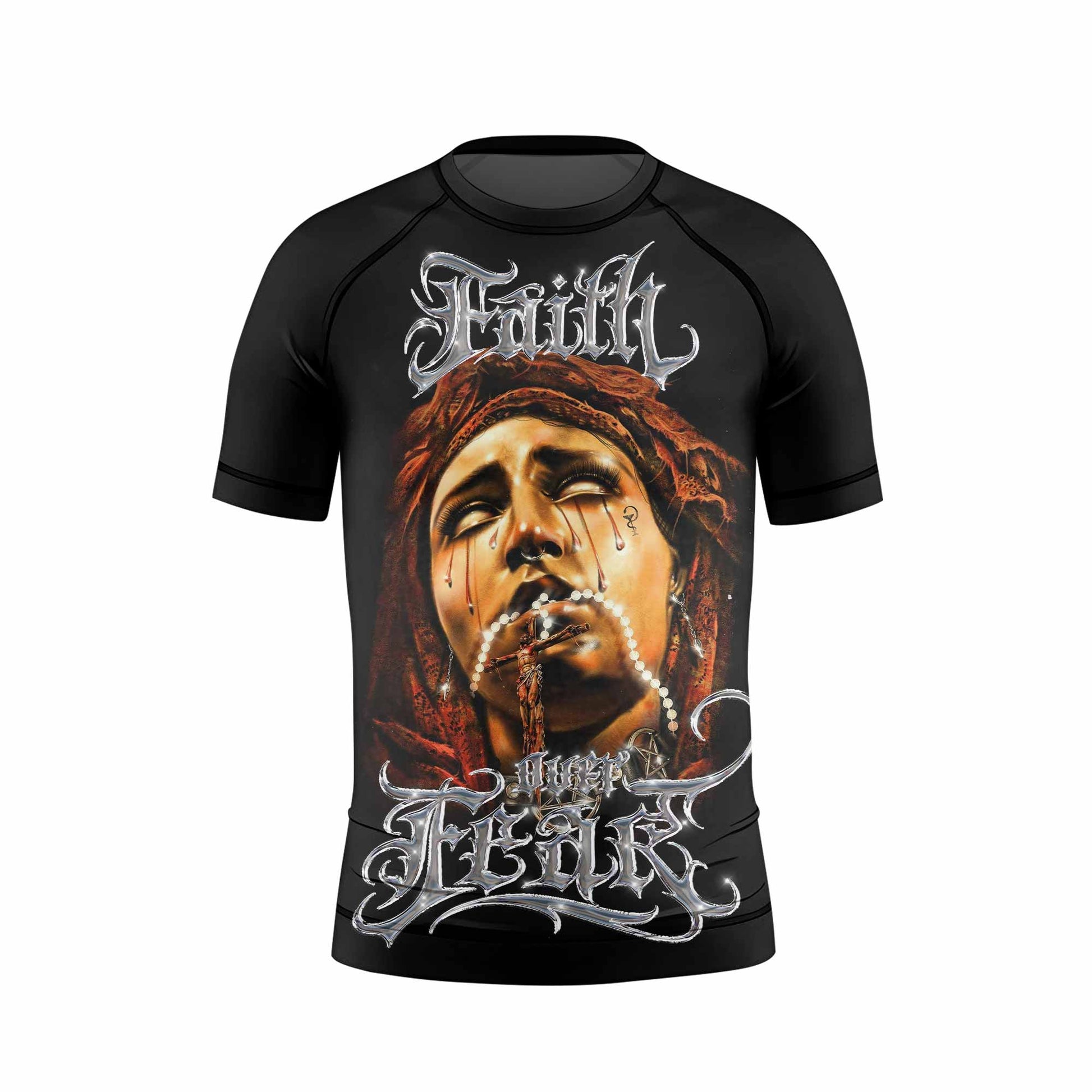 Faith Over Fear Kids Rash Guard