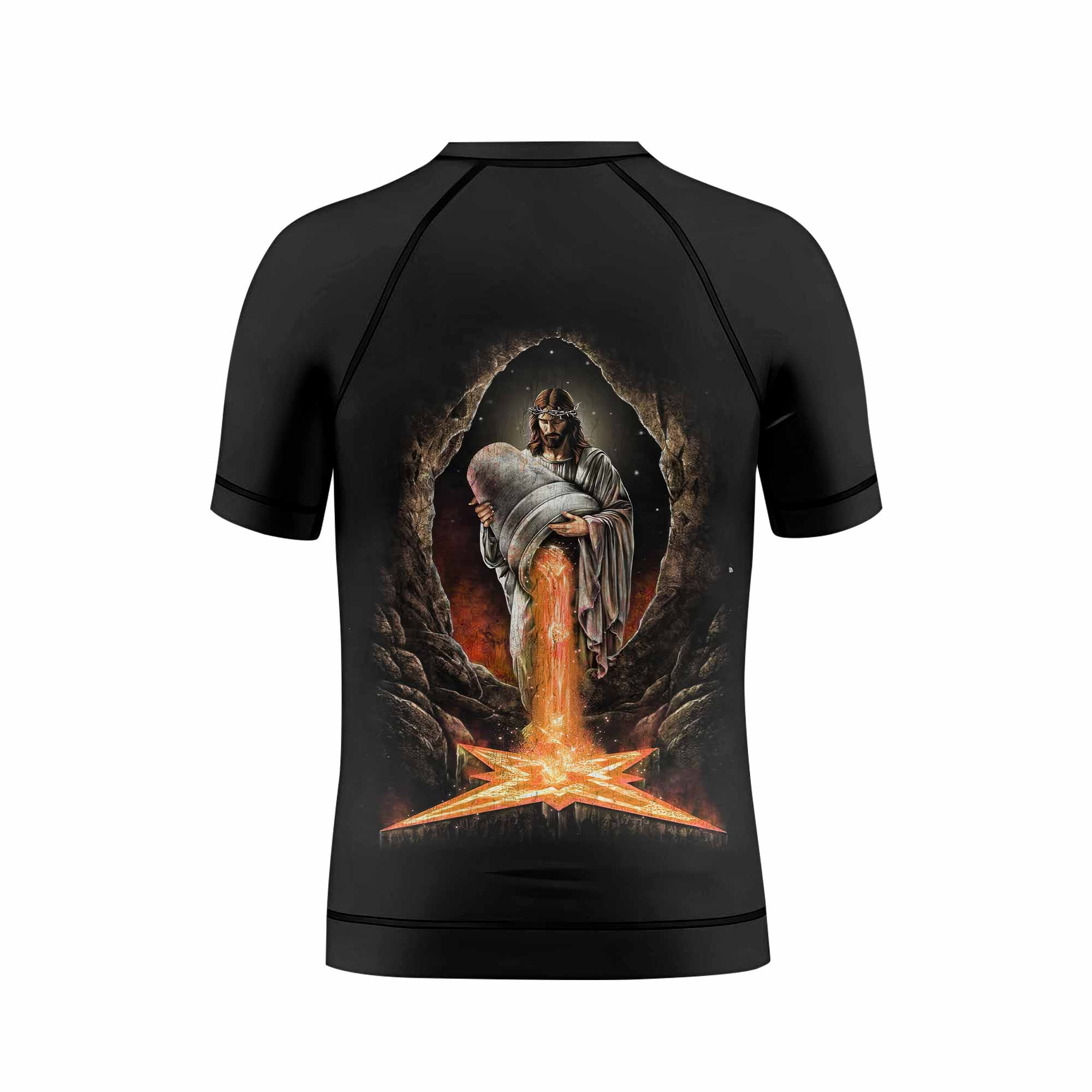 Faith Over Fear Kids Rash Guard