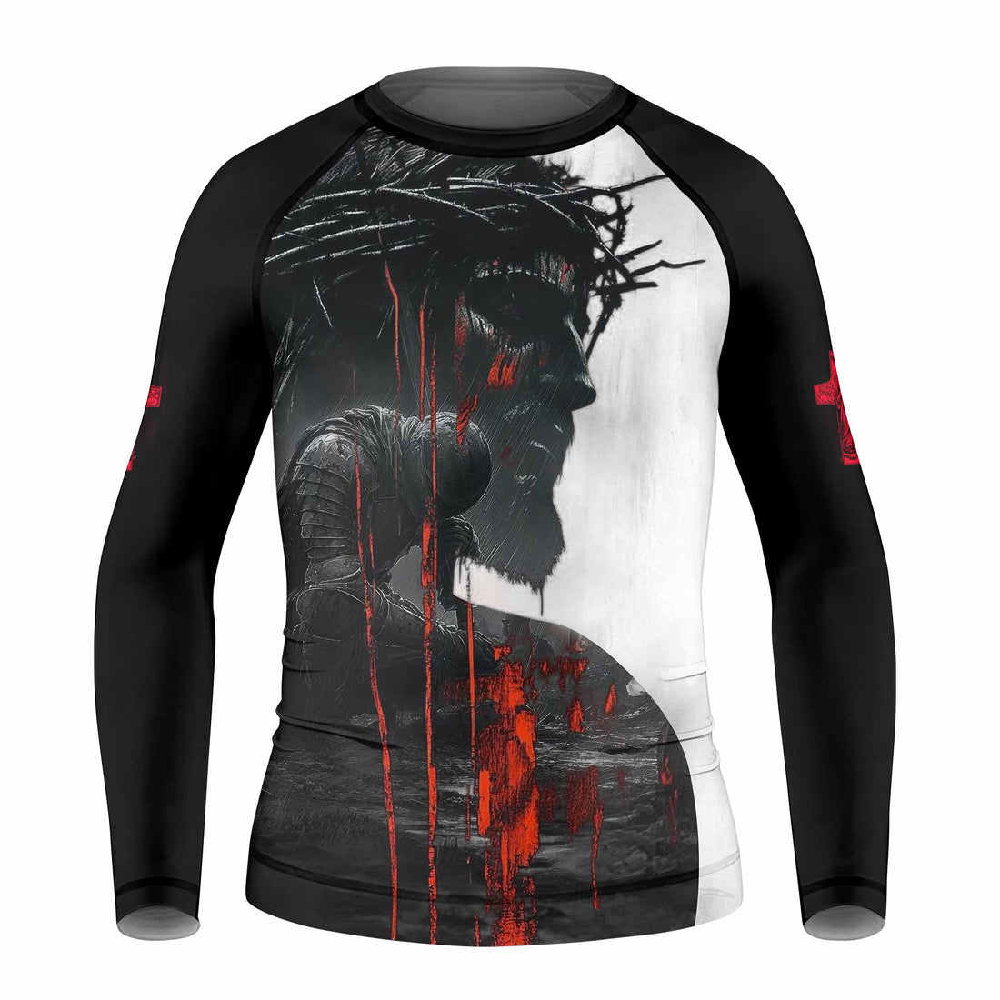 Red Redemption Kids Rash Guard