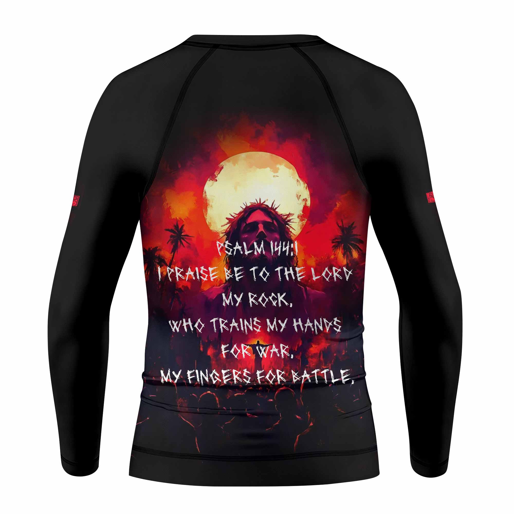 Red Redemption Kids Rash Guard