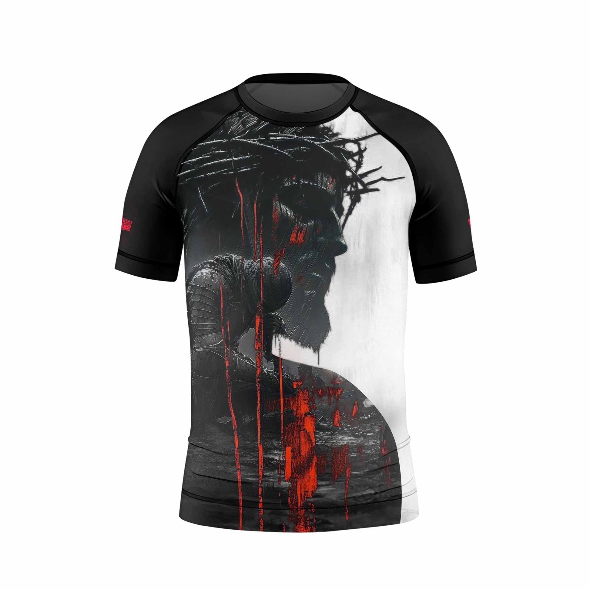 Red Redemption Kids Rash Guard