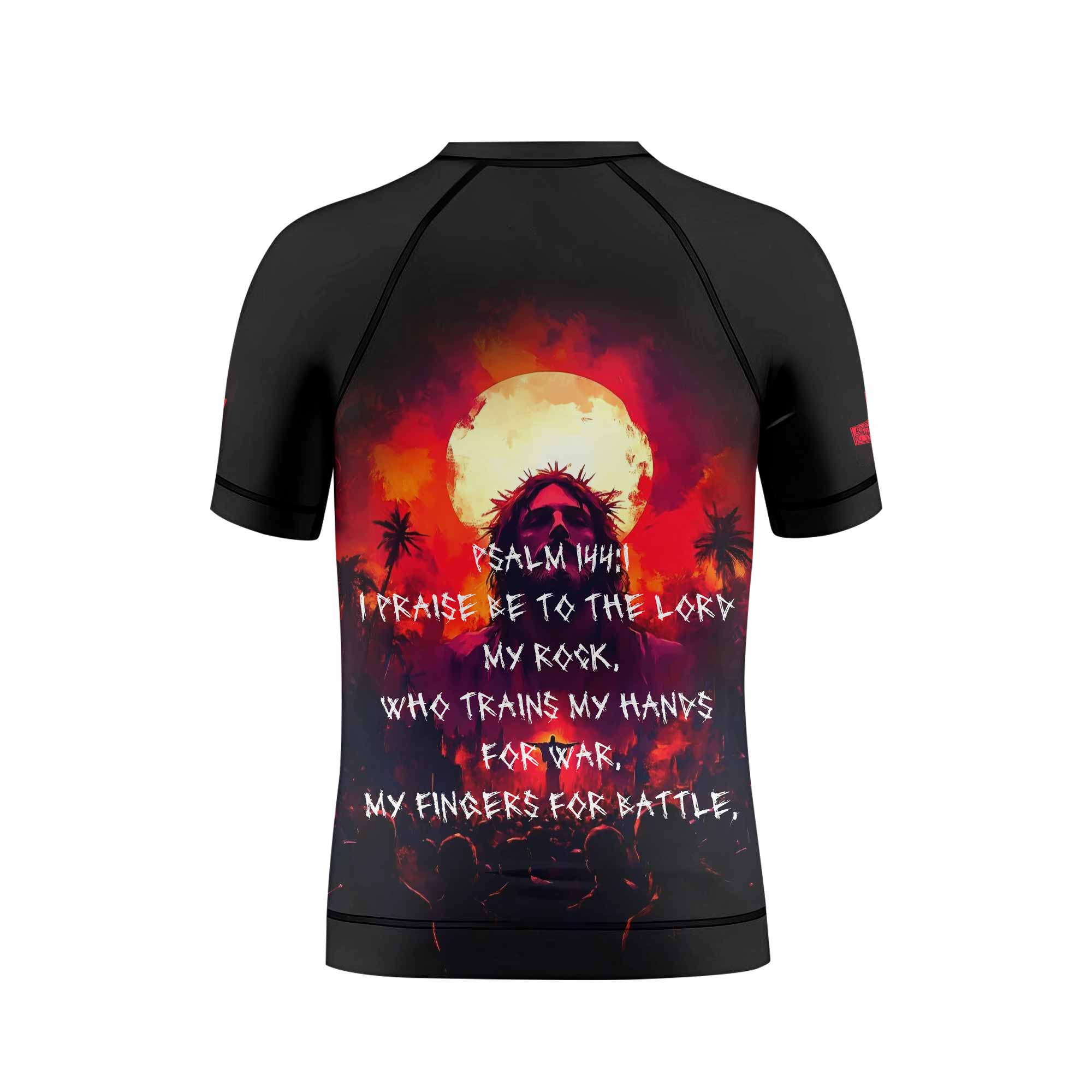 Red Redemption Kids Rash Guard