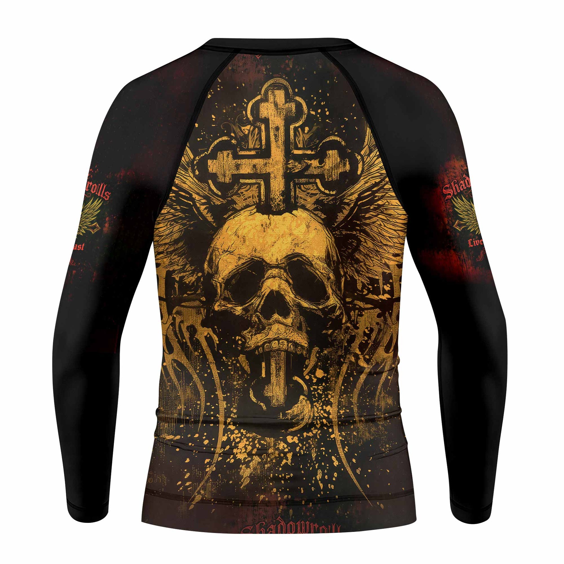 Burning Cross Rebellion Kids Rash Guard