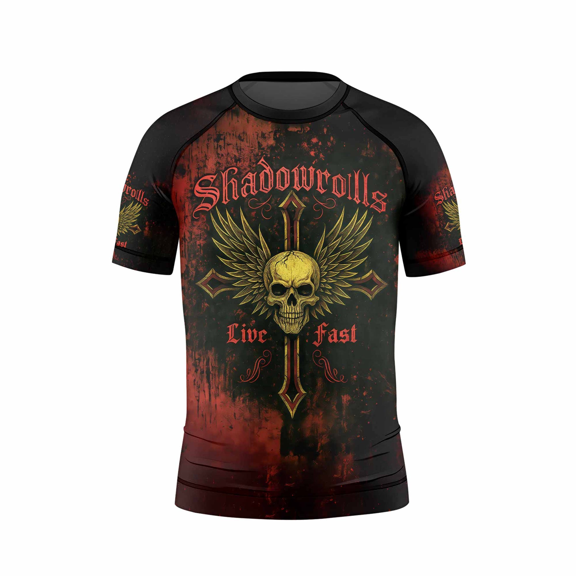 Burning Cross Rebellion Kids Rash Guard