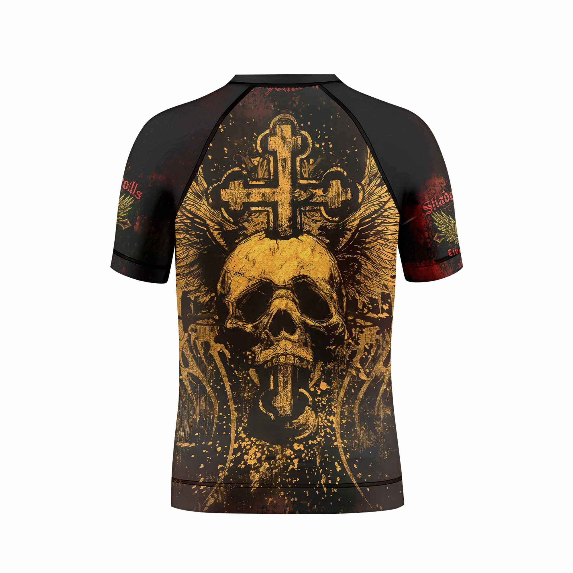 Burning Cross Rebellion Kids Rash Guard