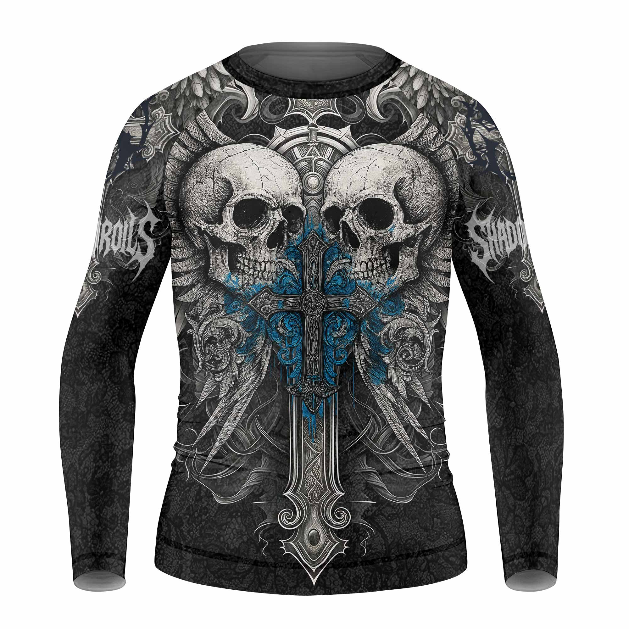 Twin Skulls Covenant Kids Rash Guard