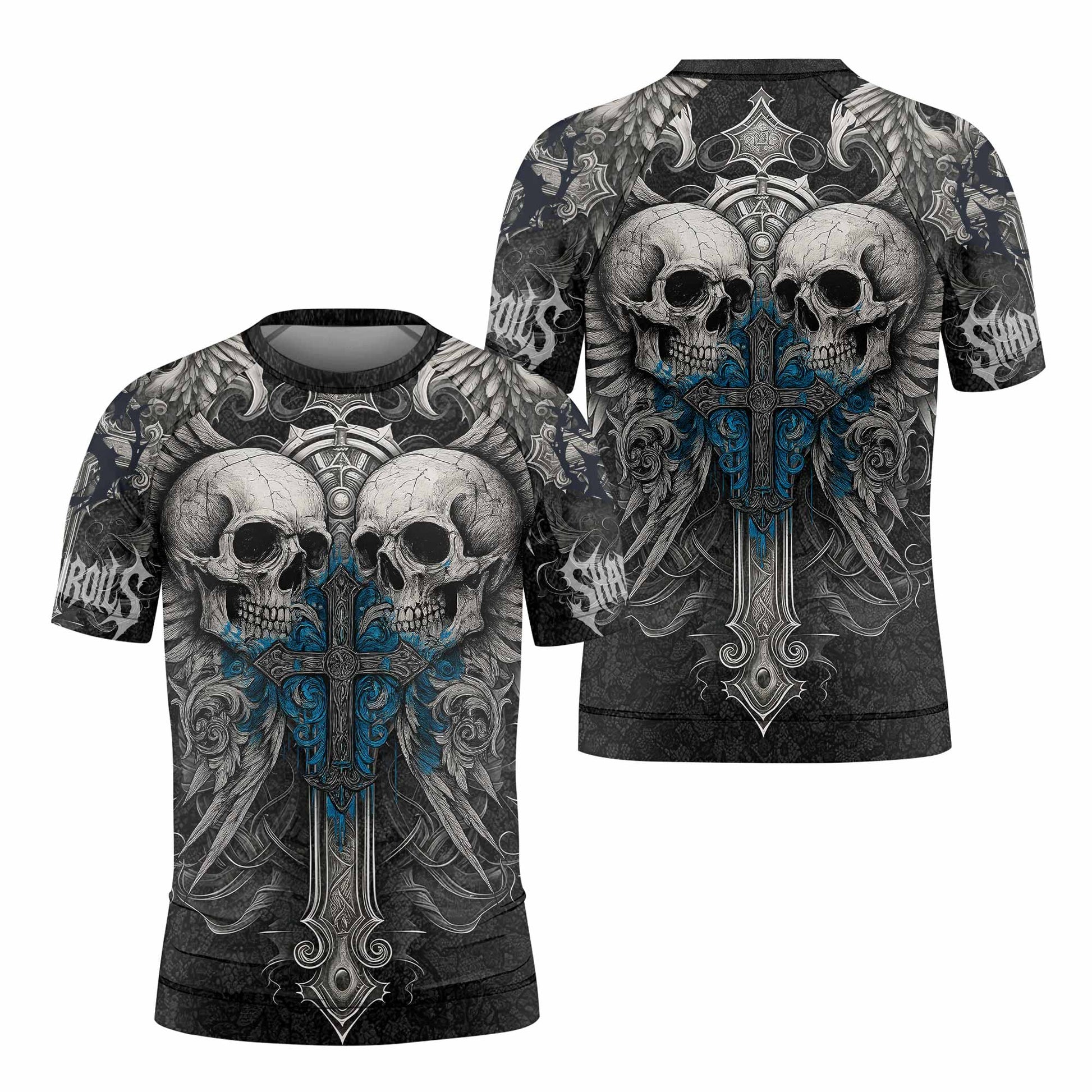Twin Skulls Covenant Kids Rash Guard