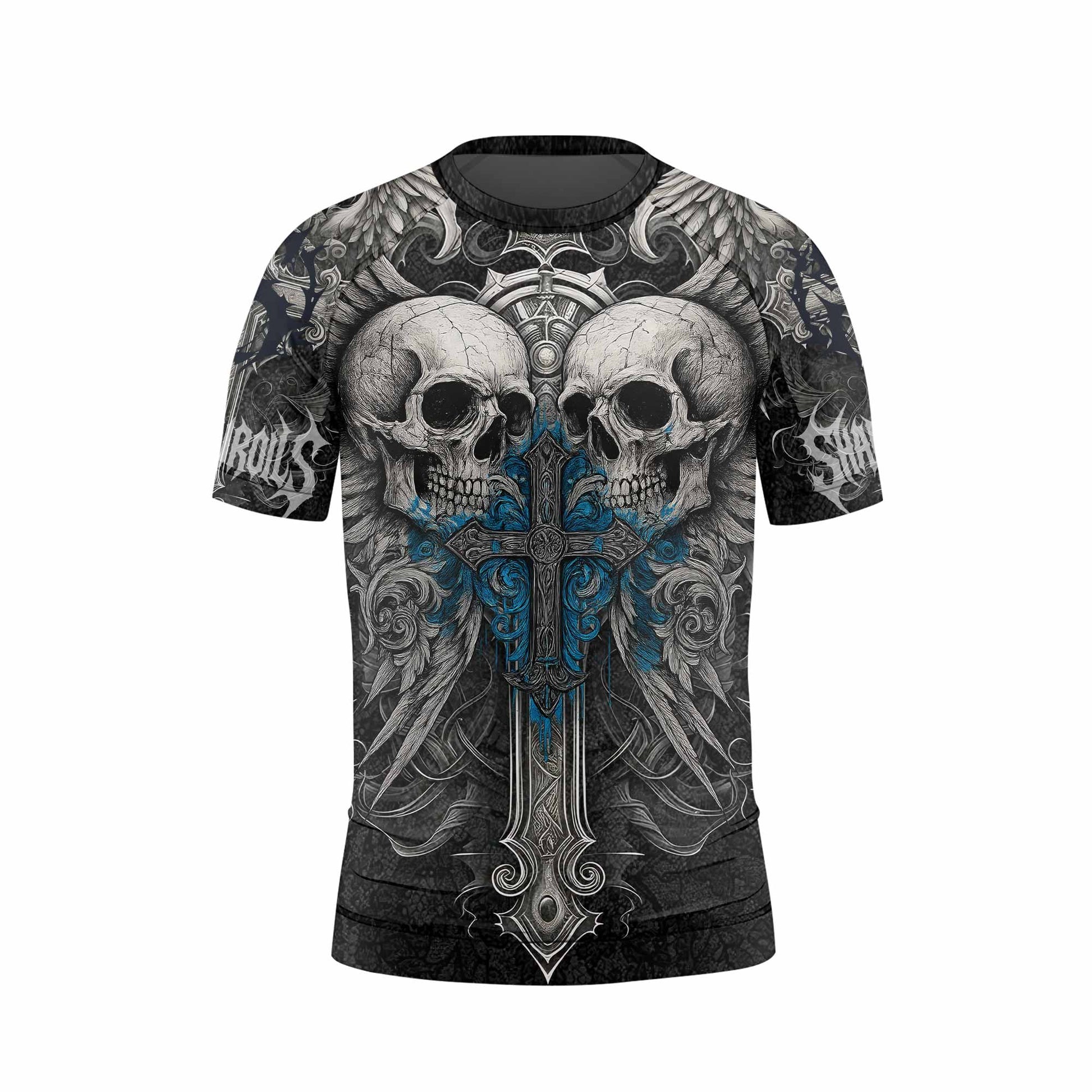 Twin Skulls Covenant Kids Rash Guard