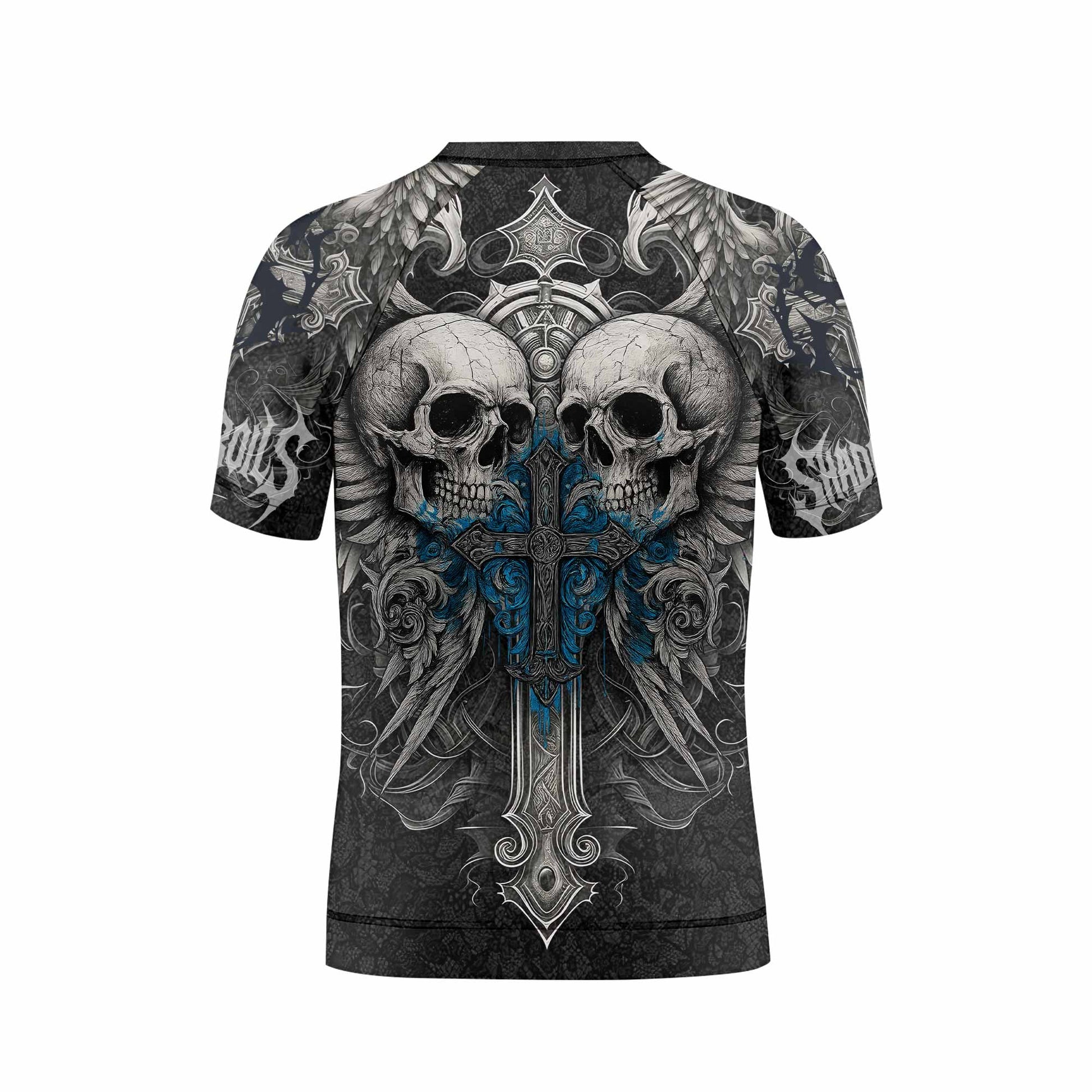Twin Skulls Covenant Kids Rash Guard