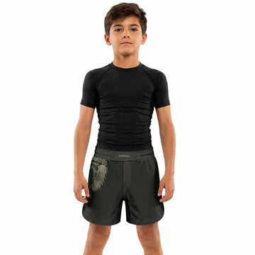 Shadow Guardian Kids Grappling Shorts - lifestyle